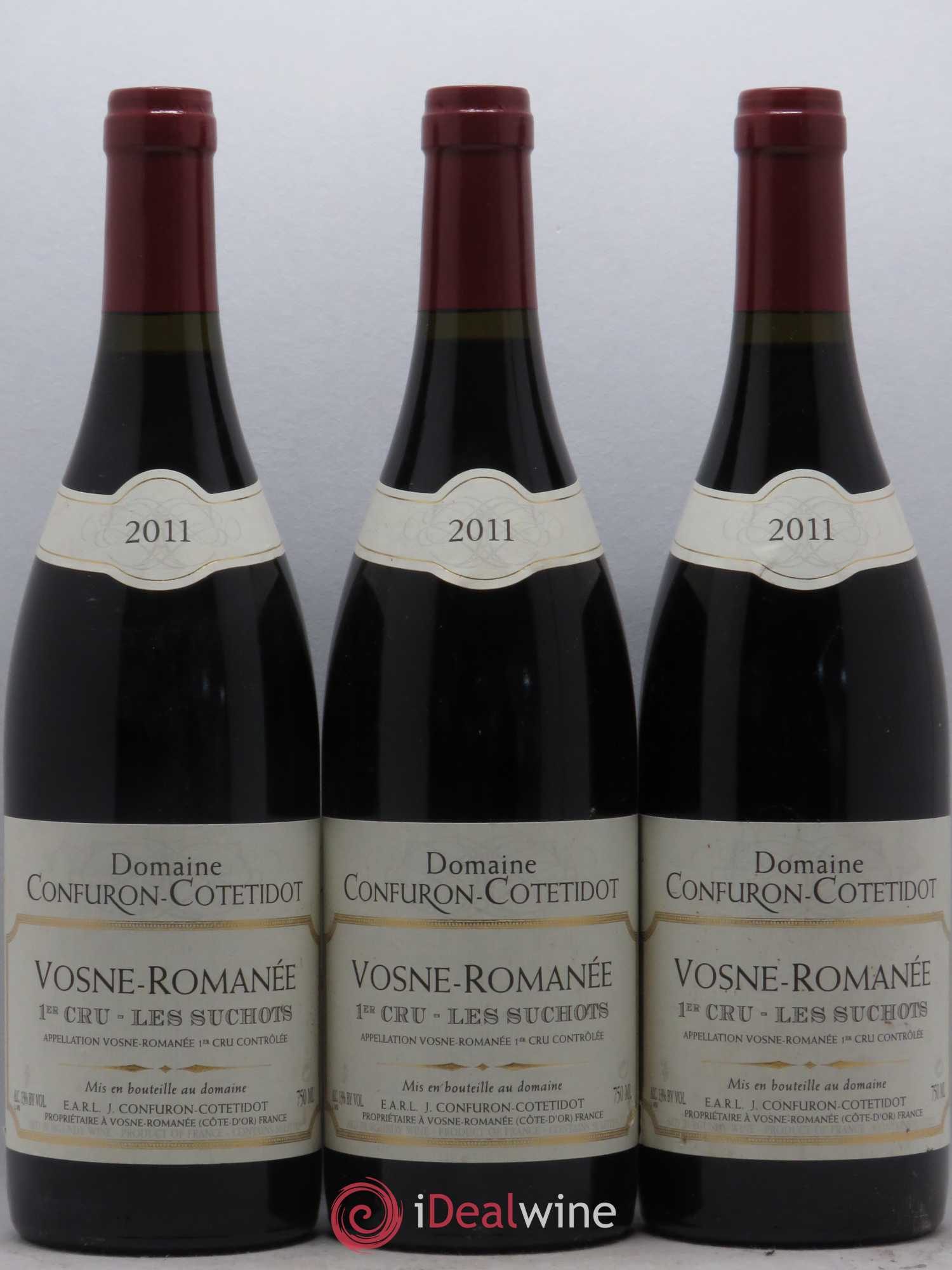 Vosne-Romanée 1er Cru Les Suchots Confuron-Cotetidot 2011 - Lot de 3 bouteilles - 0