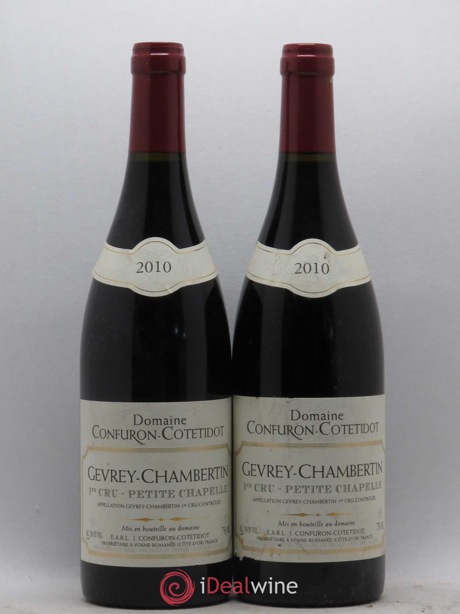 Gevrey-Chambertin 1er Cru Petite Chapelle Confuron-Cotetidot 2010 - Lot de 2 bouteilles - 0