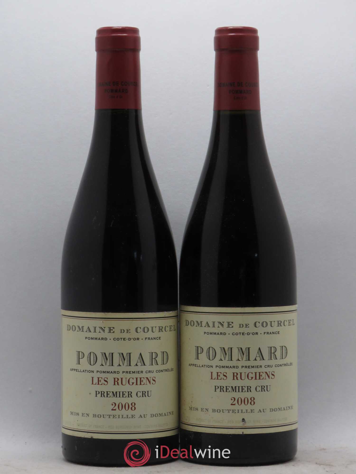 Pommard 1er Cru Les Rugiens de Courcel (Domaine) 2008 - Lot de 2 bouteilles - 0