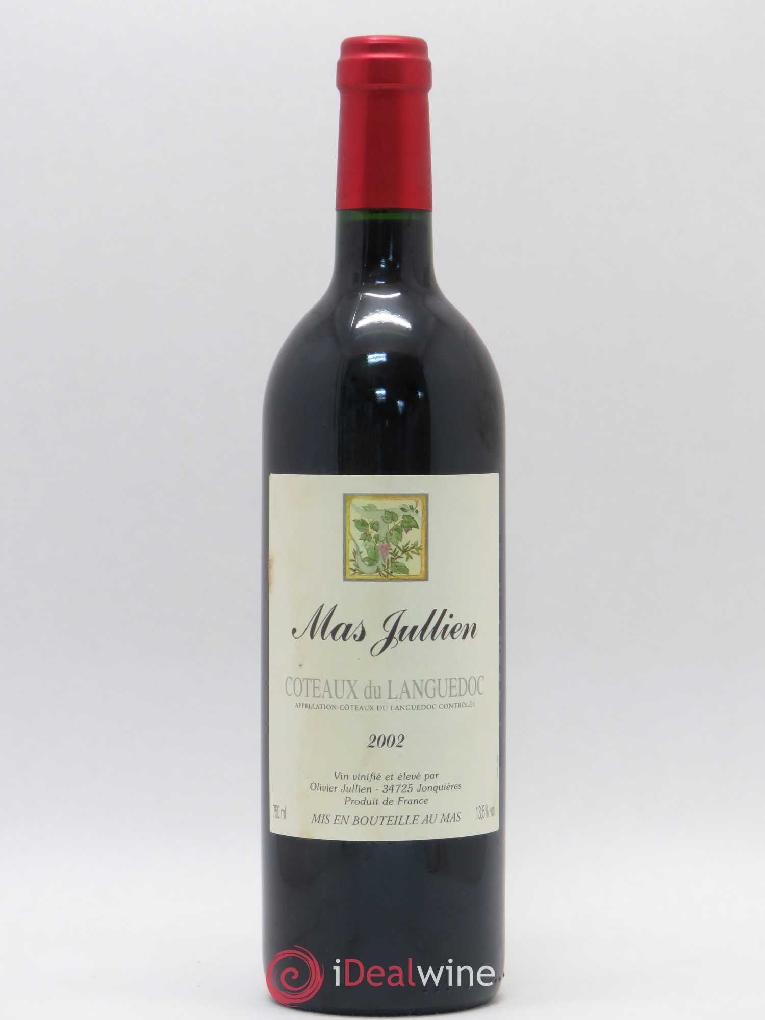 Terrasses du Larzac Mas Jullien Olivier Jullien 2002 - Lot de 1 bouteille - 0