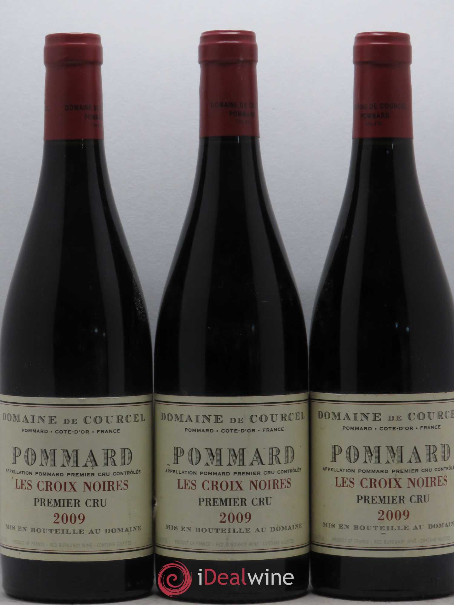 Pommard 1er Cru Les Croix Noires de Courcel (Domaine) 2009 - Lot de 3 bouteilles - 0