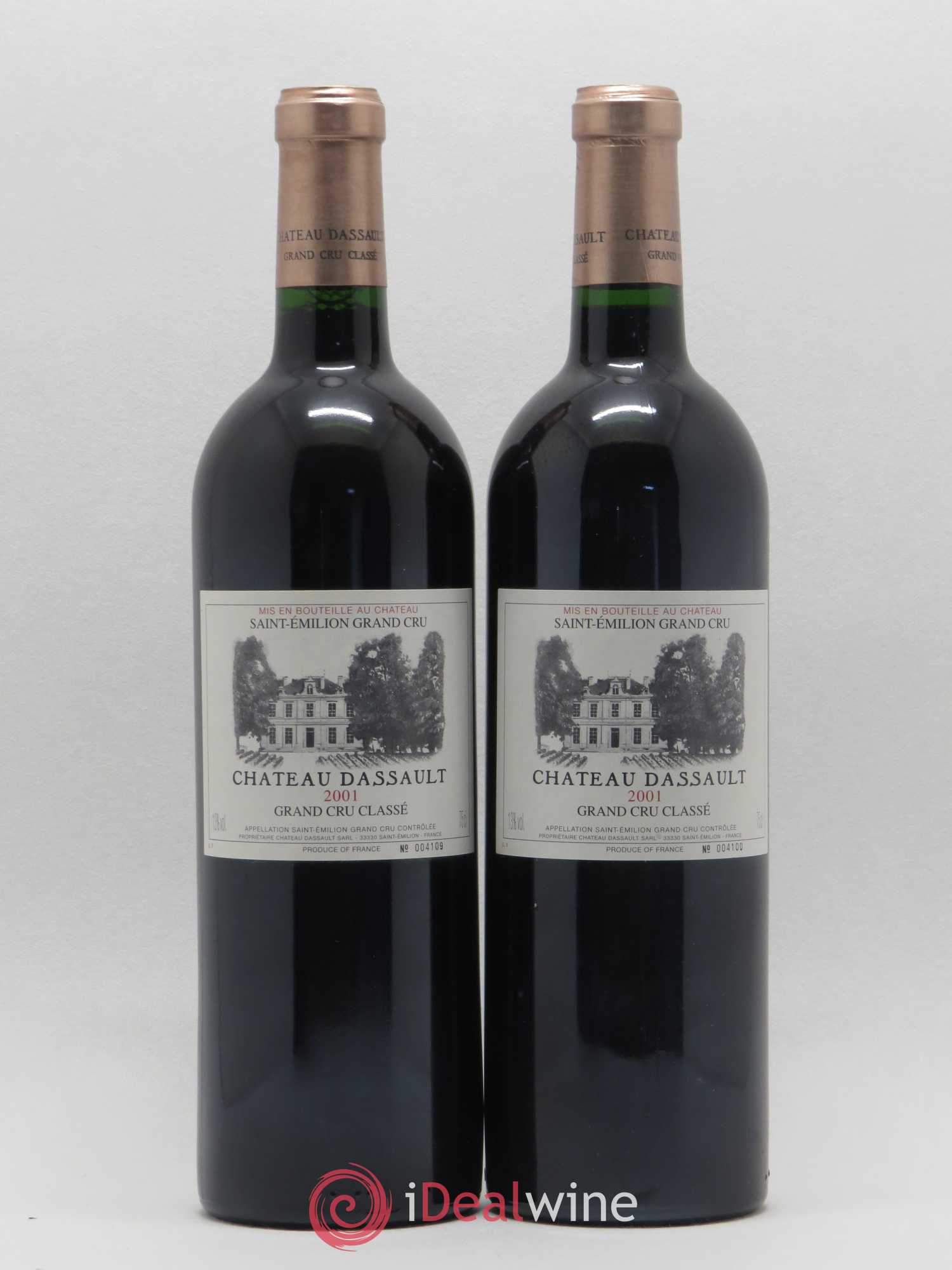 Château Dassault Grand Cru Classé 2001 - Lot de 5 bouteilles - 2
