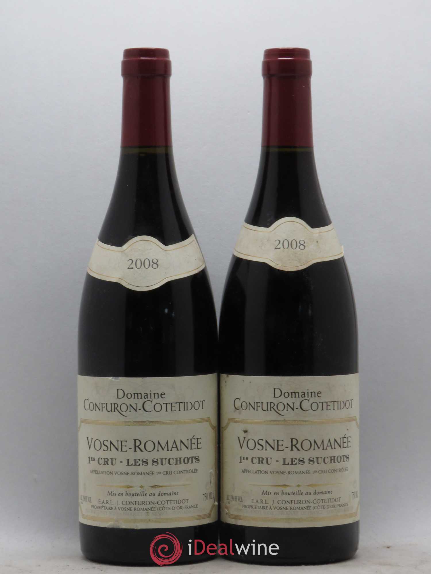 Vosne-Romanée 1er Cru Les Suchots Confuron-Cotetidot 2008 - Lot de 2 bouteilles - 0