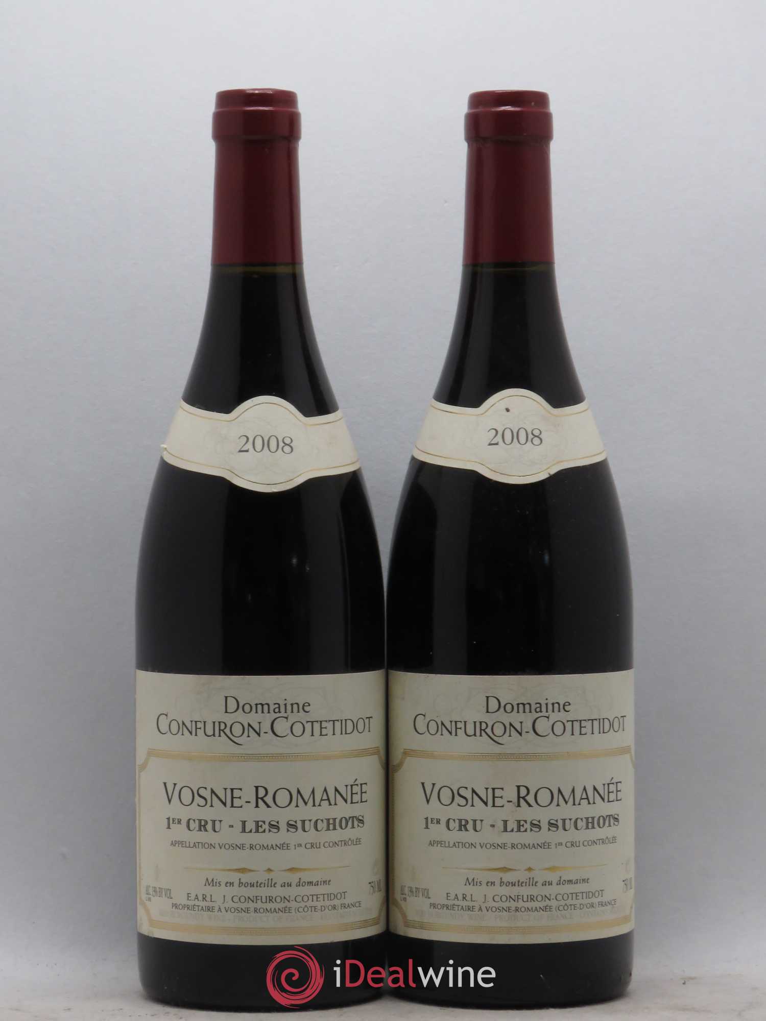 Vosne-Romanée 1er Cru Les Suchots Confuron-Cotetidot 2008 - Lot de 2 bouteilles - 0