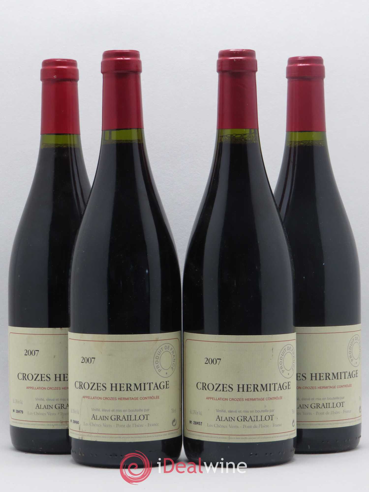 Crozes-Hermitage Domaine Graillot 2007 - Lot de 4 bouteilles - 0