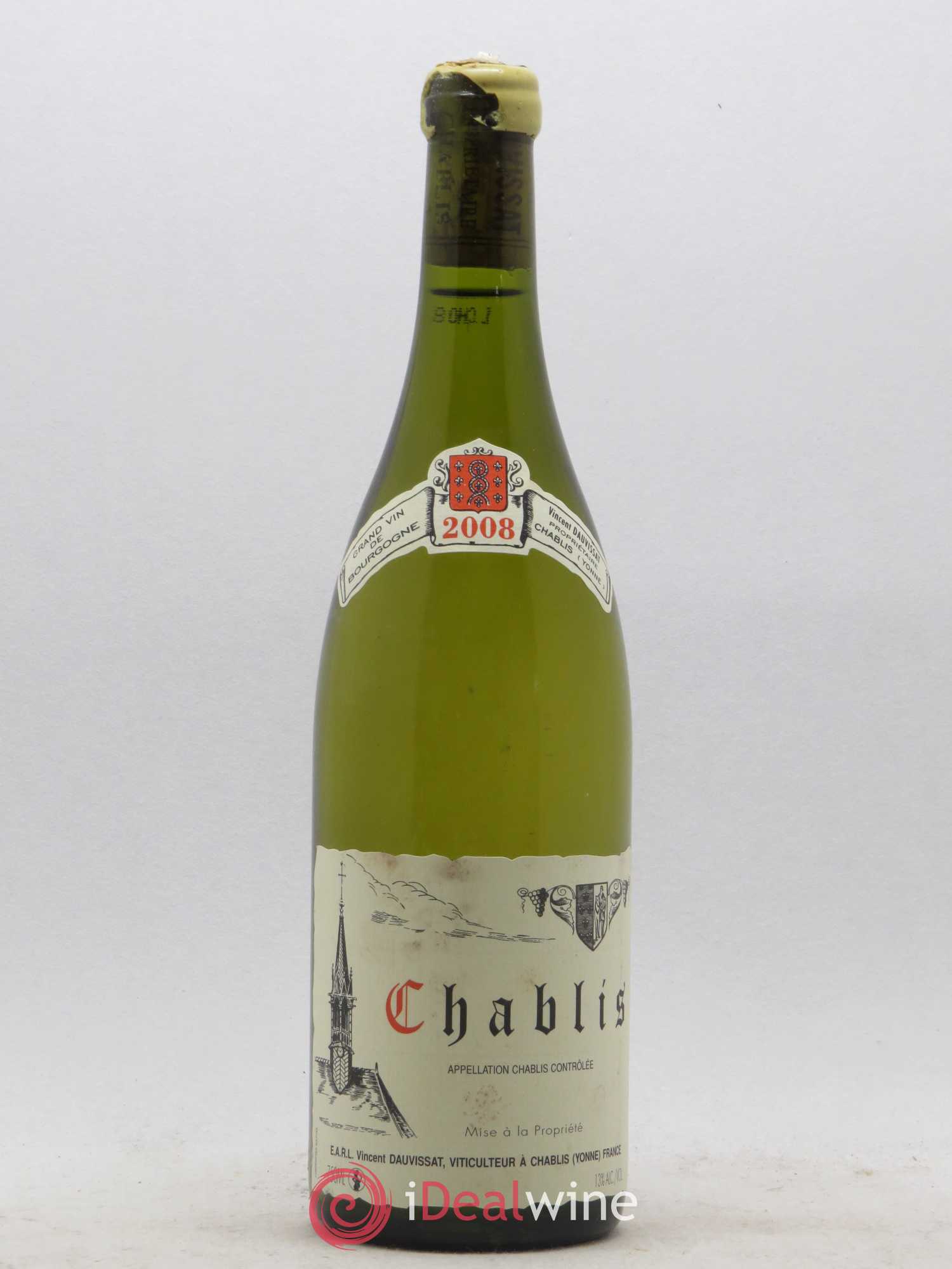 Chablis Vincent Dauvissat (Domaine) 2008 - Lot de 1 bouteille - 0