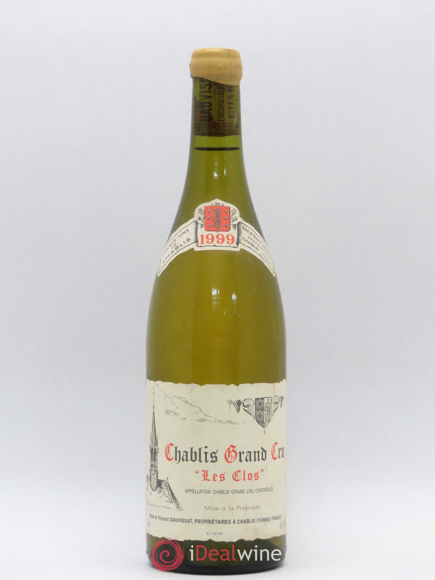 Chablis Grand Cru Les Clos Vincent Dauvissat (Domaine) 1999 - Lot de 1 bouteille - 0