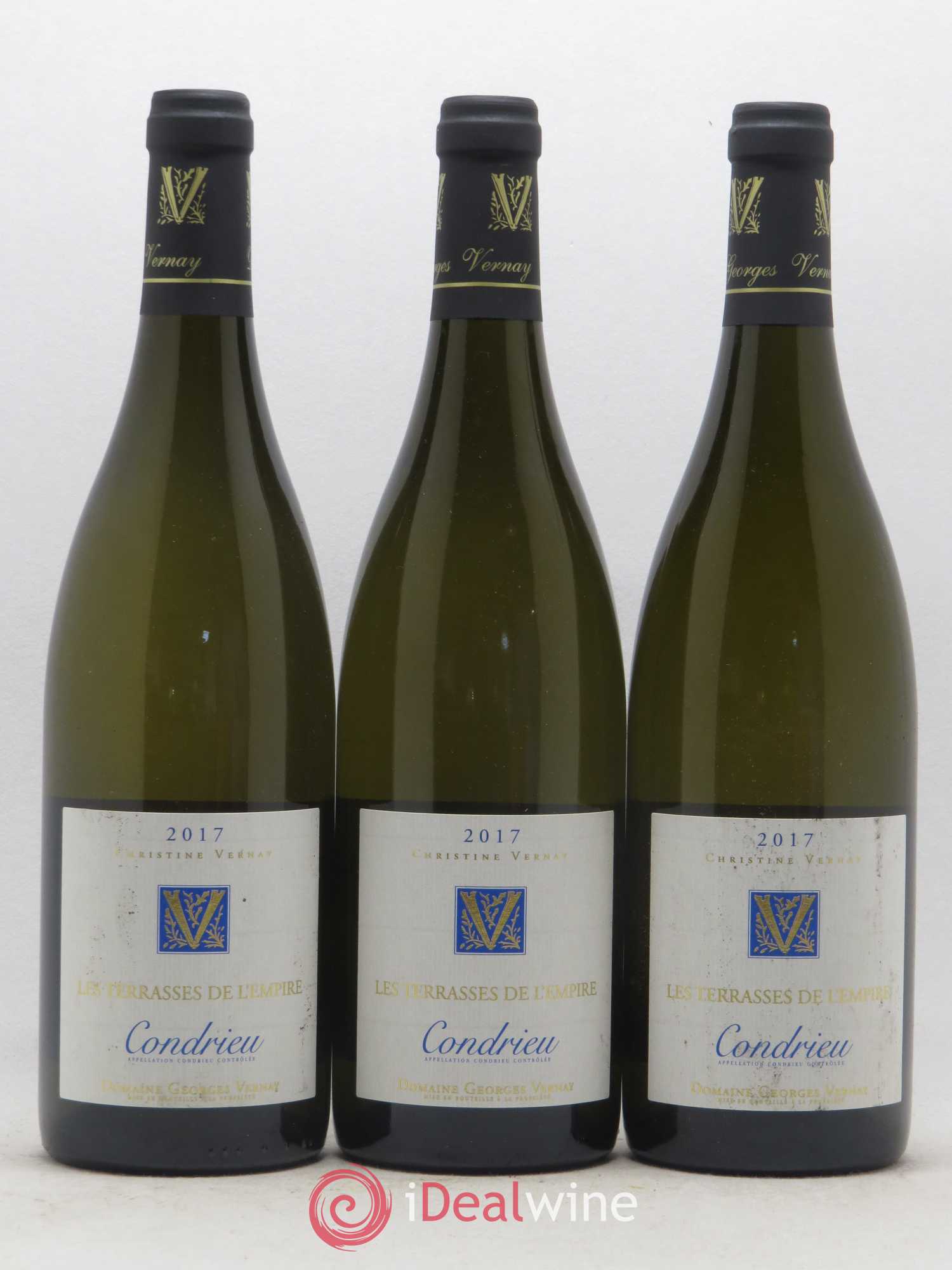 Condrieu Terrasses de l'Empire Georges Vernay 2017 - Lot de 3 bouteilles - 0