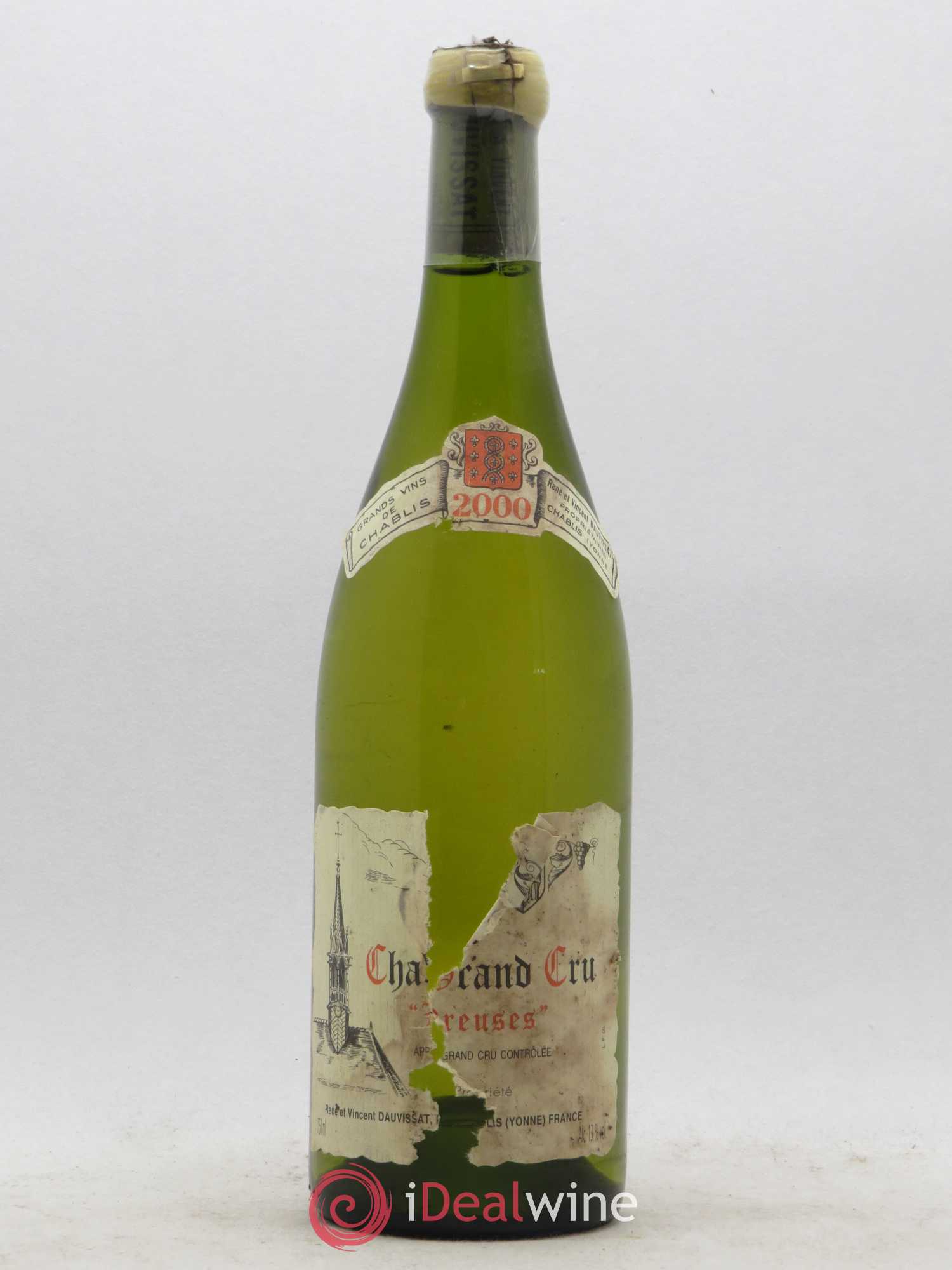 Chablis Grand Cru Les Preuses Vincent Dauvissat (Domaine) 2000 - Lot de 1 bouteille - 0