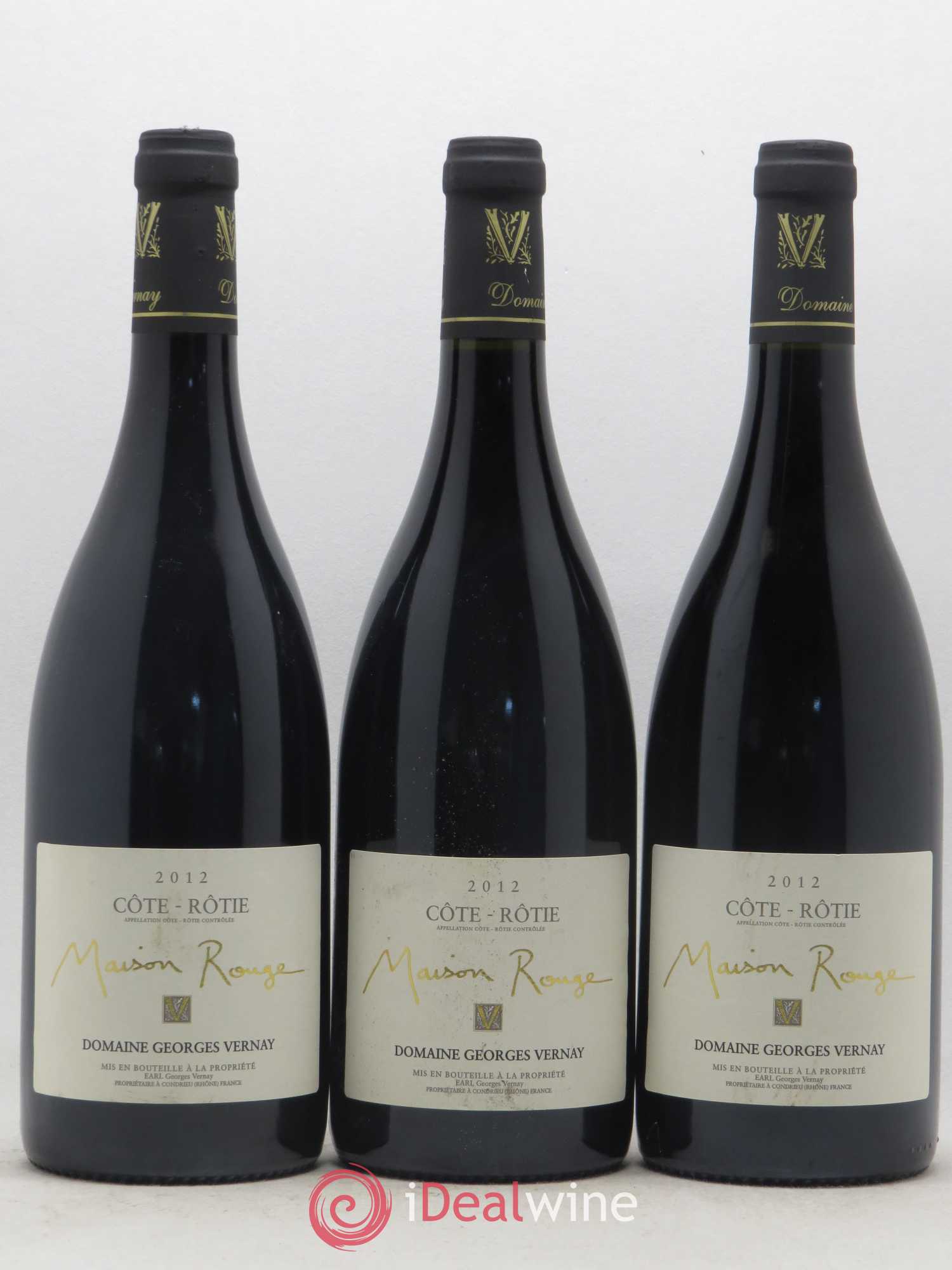 Côte-Rôtie Maison Rouge Georges Vernay 2012 - Lot de 3 bouteilles - 0