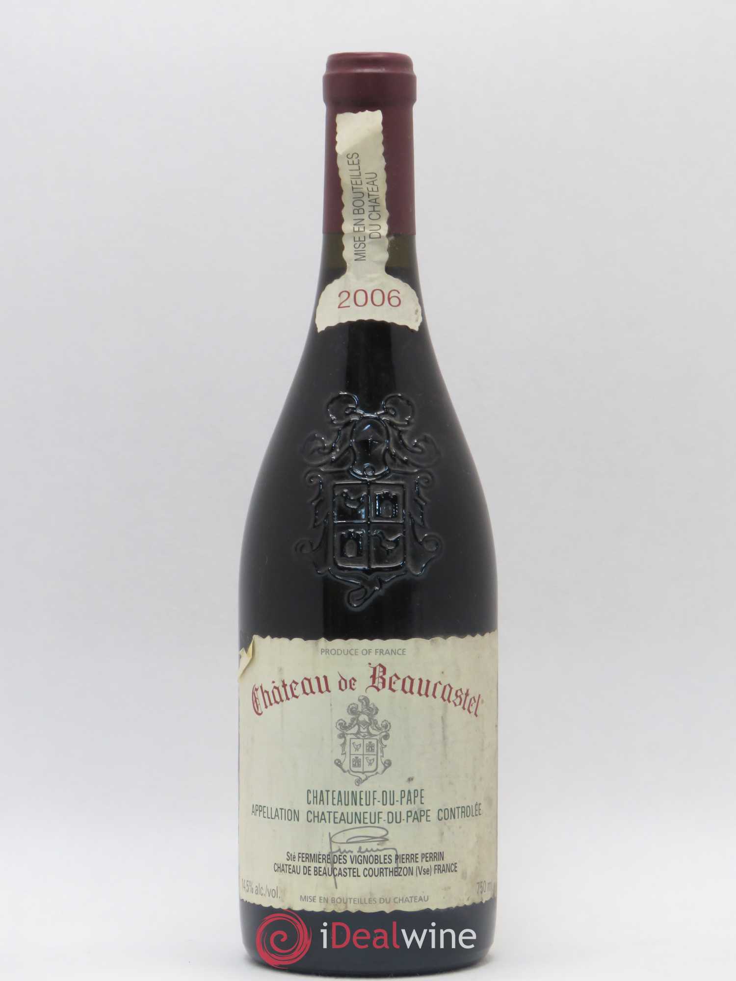 Châteauneuf-du-Pape Château de Beaucastel Famille Perrin 2006 - Lot de 1 bouteille - 0