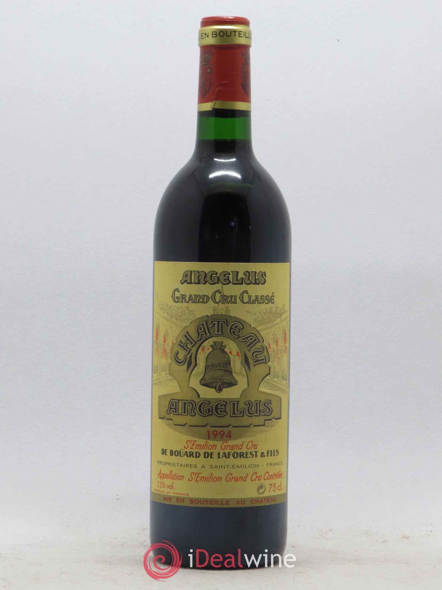 Château Angélus 1er Grand Cru Classé A 1994 - Lot de 1 bouteille - 0