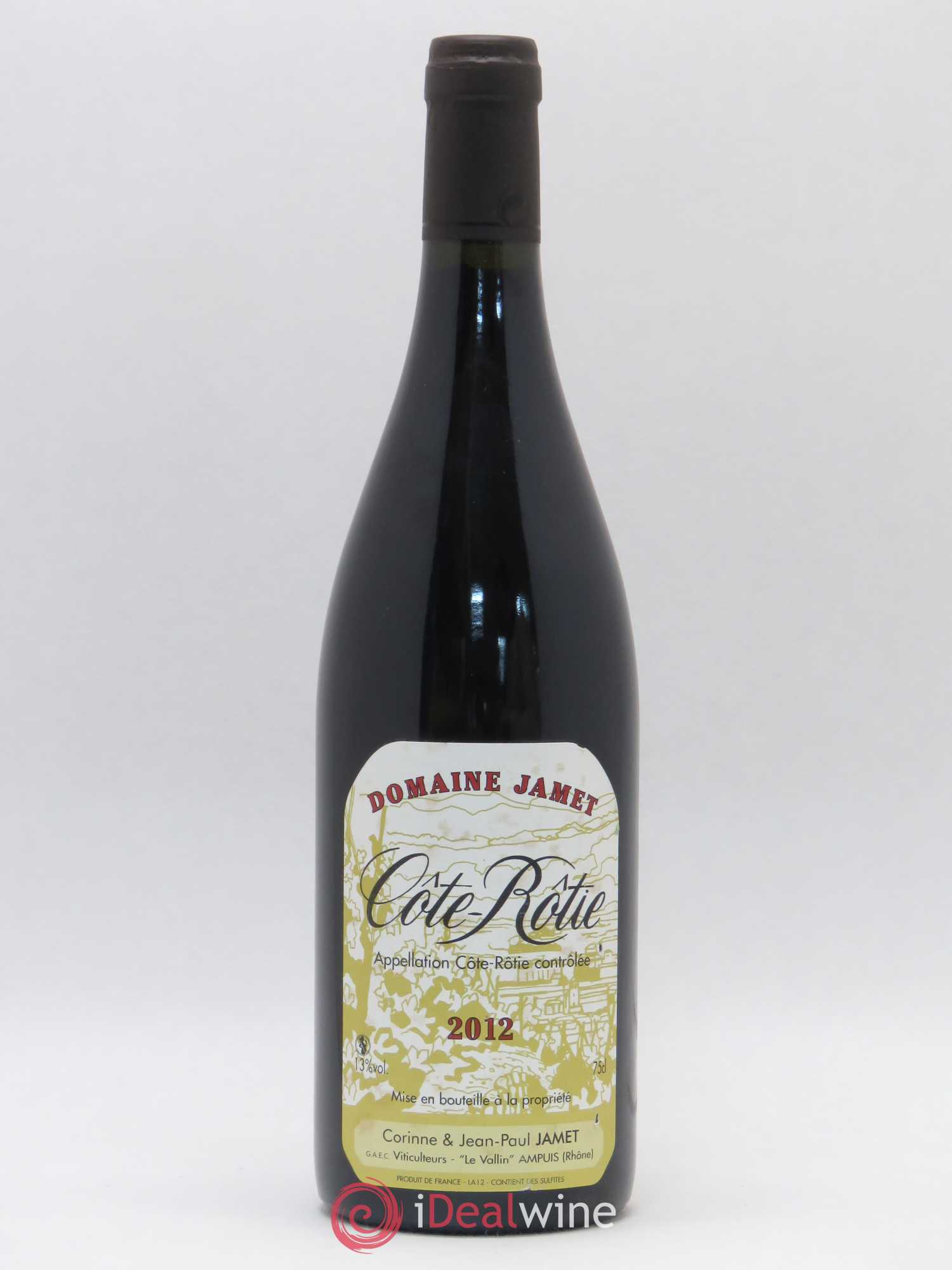 Côte-Rôtie Jamet (Domaine) 2012 - Lot de 1 bouteille - 0