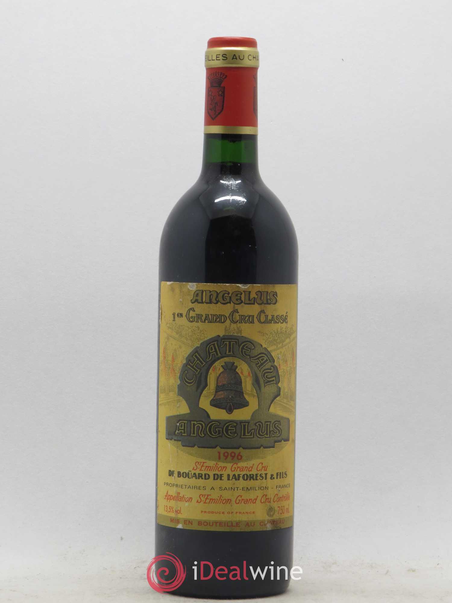 Château Angélus 1er Grand Cru Classé A 1996 - Lot de 1 bouteille - 0