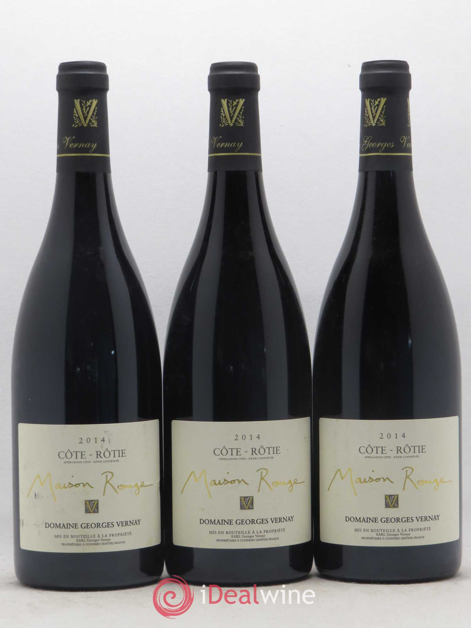 Côte-Rôtie Maison Rouge Georges Vernay 2014 - Lot de 3 bouteilles - 0