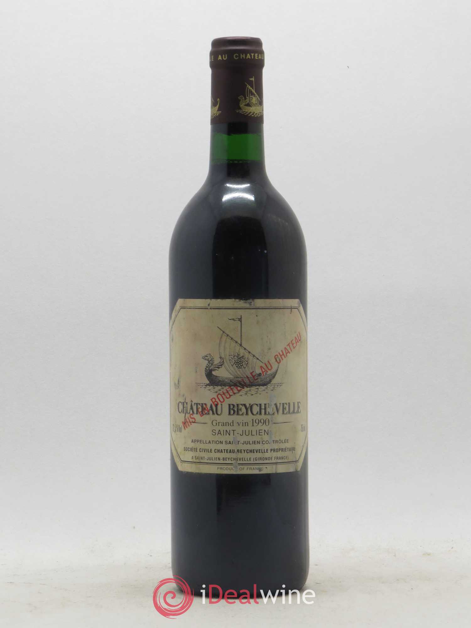 Château Beychevelle 4ème Grand Cru Classé 1990 - Lot de 1 bouteille - 0