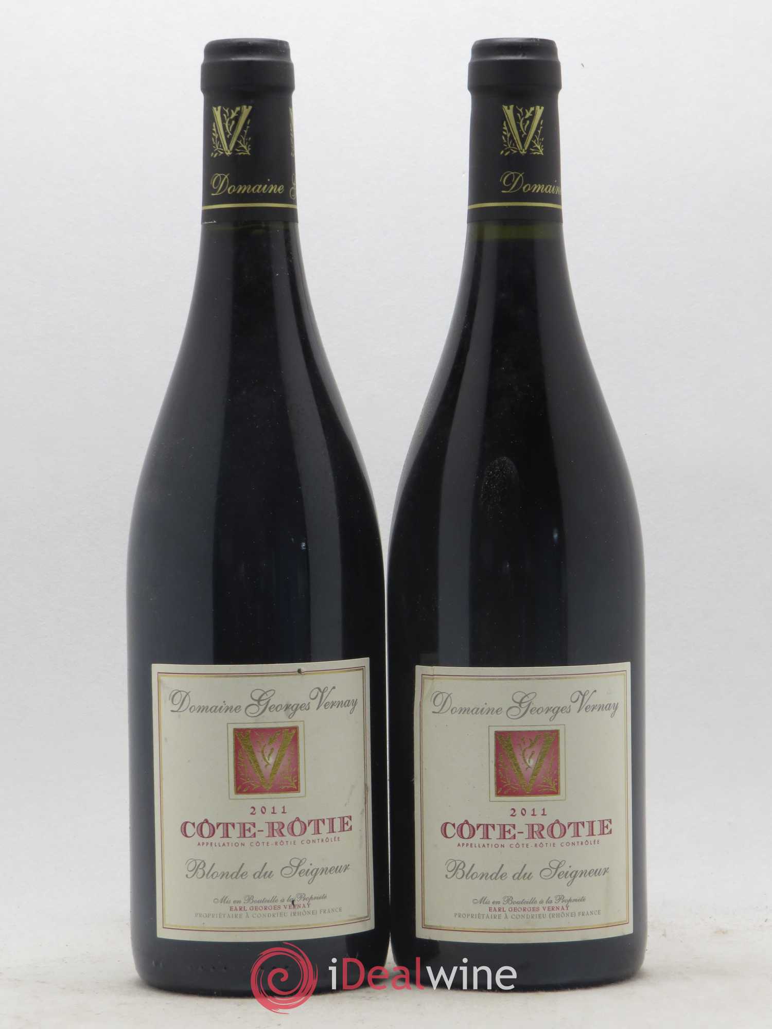 Côte-Rôtie Blonde du Seigneur Georges Vernay 2011 - Lot de 2 bouteilles - 0