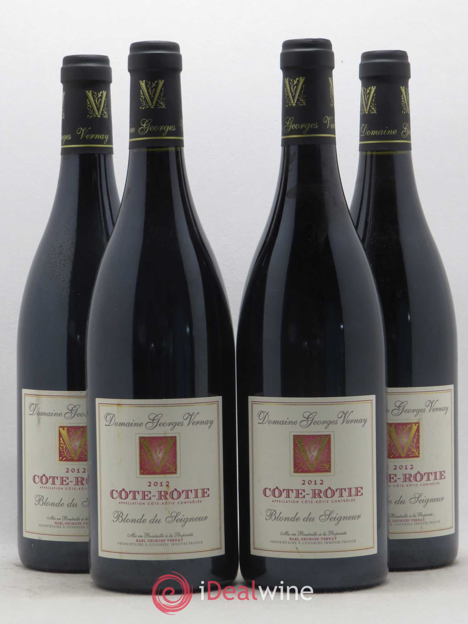 Côte-Rôtie Blonde du Seigneur Georges Vernay 2012 - Lot de 4 bouteilles - 0