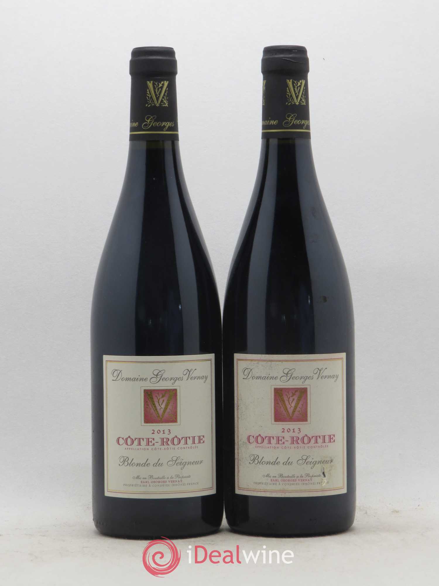 Côte-Rôtie Blonde du Seigneur Georges Vernay 2013 - Lot de 2 bouteilles - 0