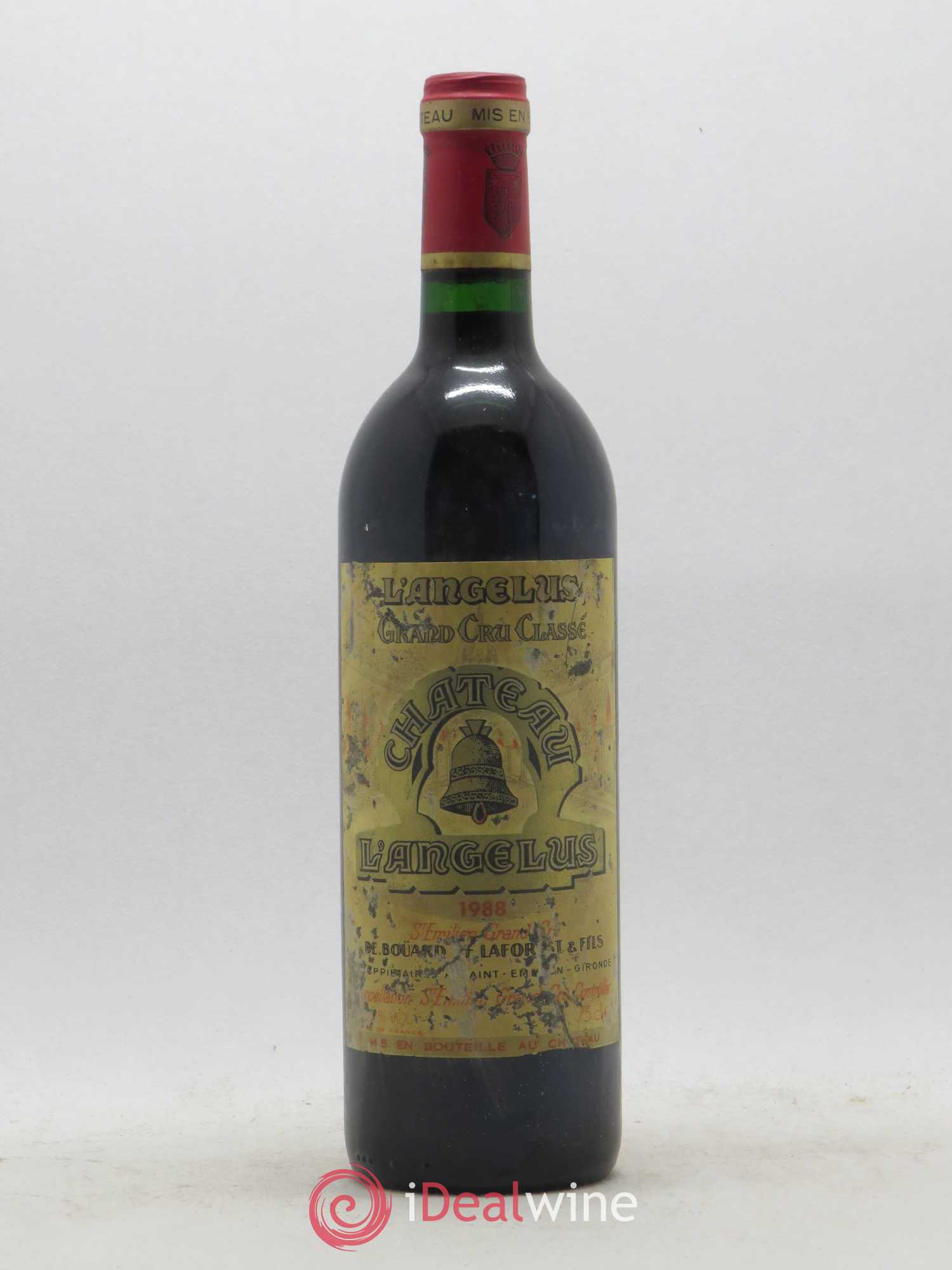 Château Angélus 1er Grand Cru Classé A 1988 - Lot de 1 bouteille - 0