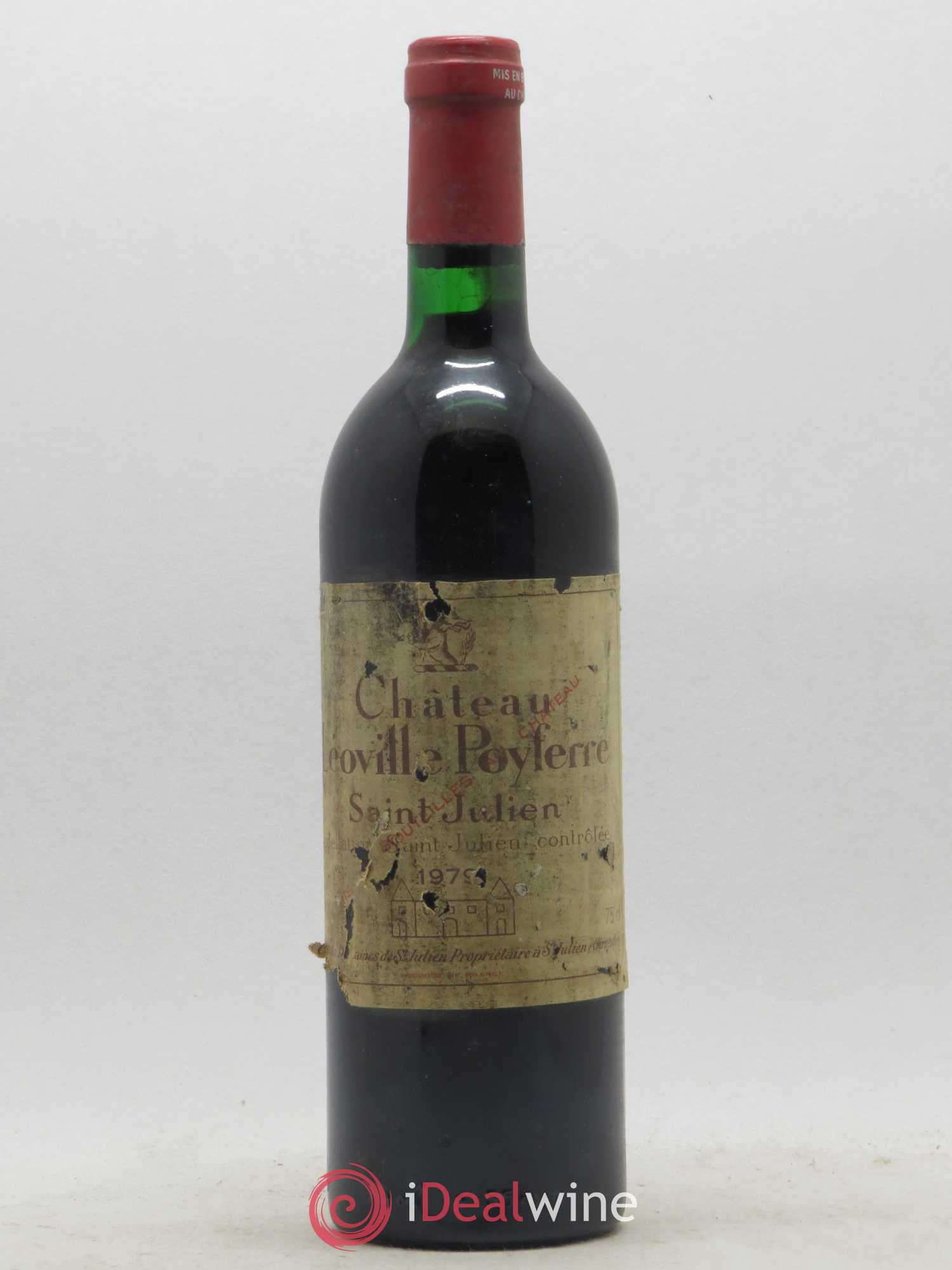Château Léoville Poyferré 2ème Grand Cru Classé 1979 - Lot de 1 bouteille - 0