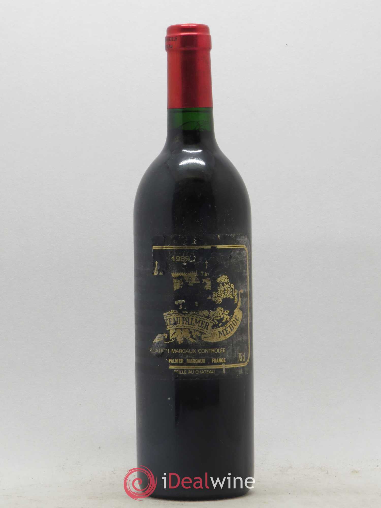 Château Palmer 3ème Grand Cru Classé 1989 - Lot de 1 bouteille - 0
