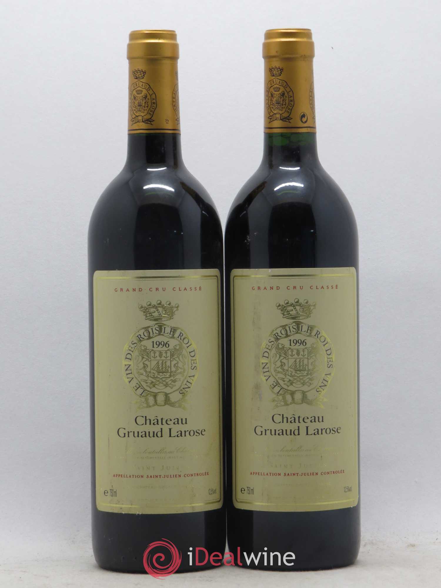 Château Gruaud Larose 2ème Grand Cru Classé 1996 - Lot de 2 bouteilles - 0