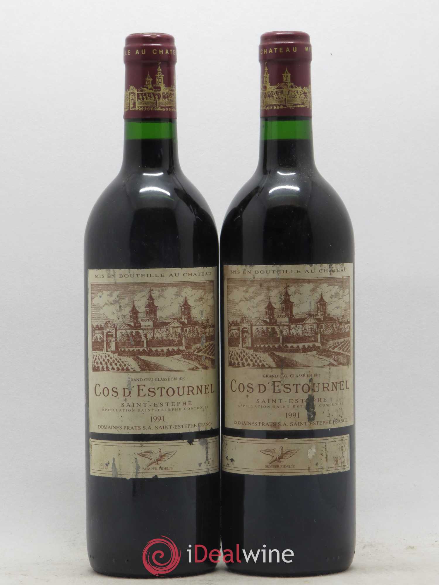 Cos d'Estournel 2ème Grand Cru Classé 1991 - Lot de 2 bouteilles - 0
