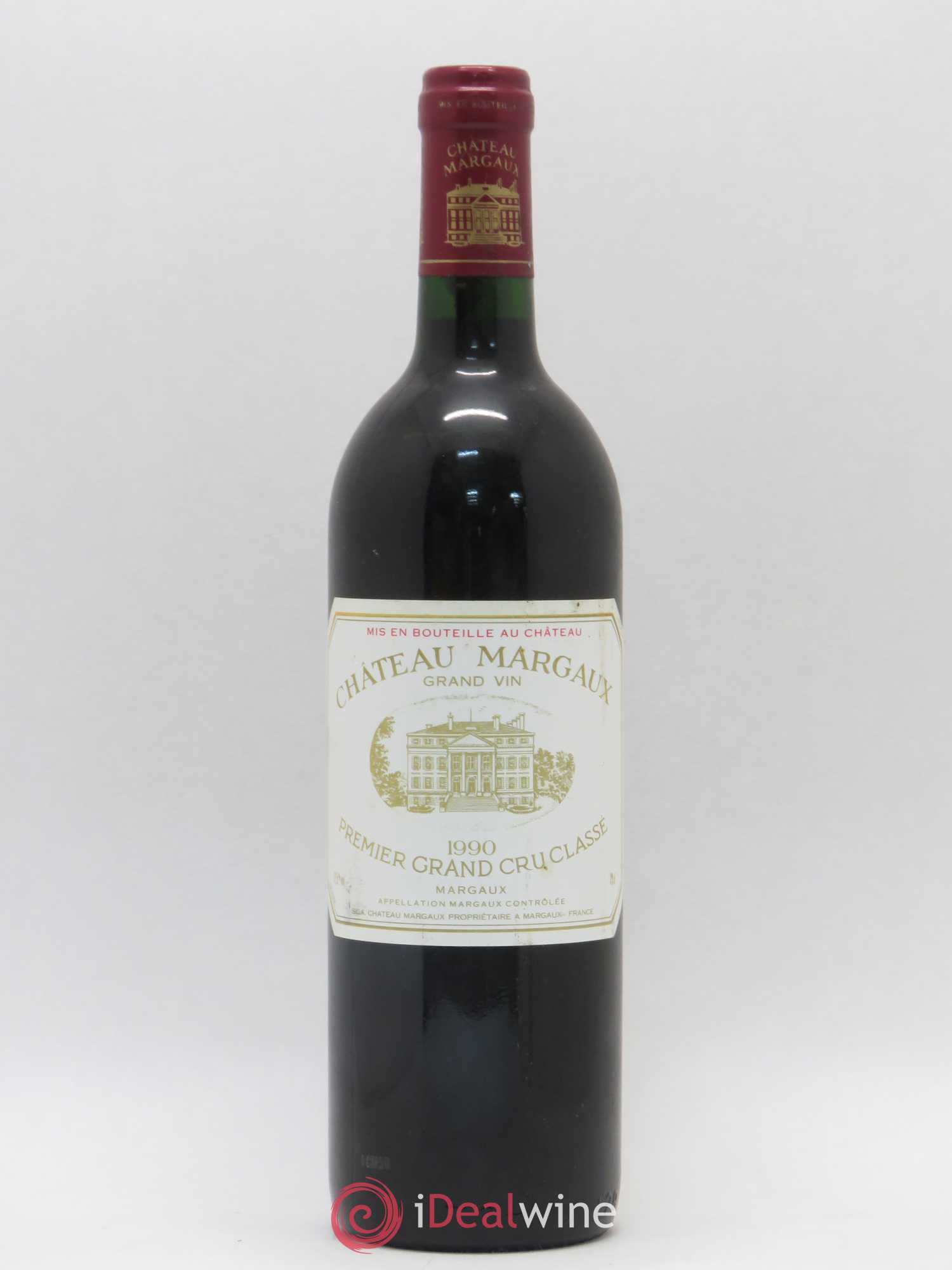 Château Margaux 1er Grand Cru Classé 1990 - Lot de 1 bouteille - 0