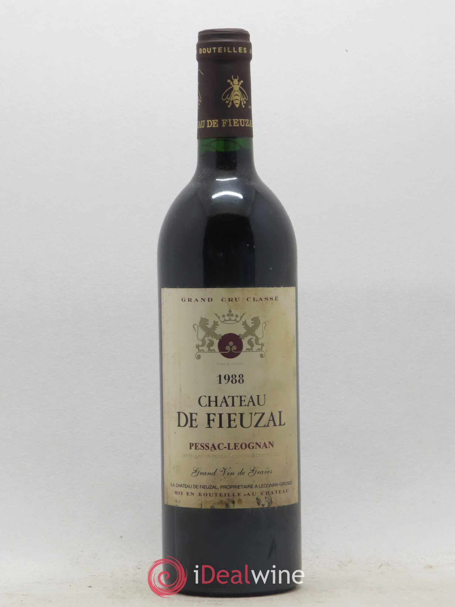 Château de Fieuzal Cru Classé de Graves 1988 - Lot de 1 bouteille - 0