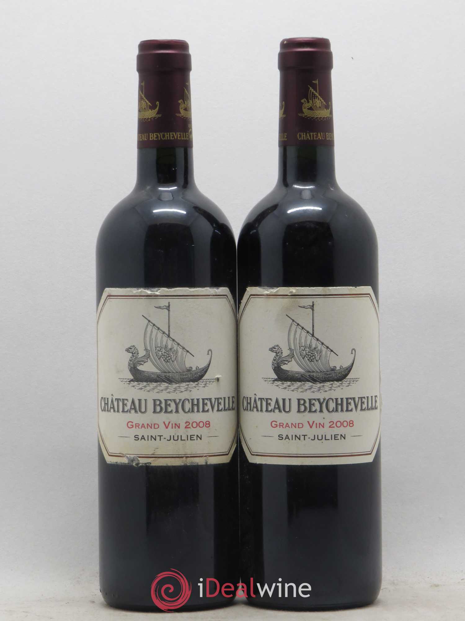 Château Beychevelle 4ème Grand Cru Classé 2008 - Lot de 2 bouteilles - 0