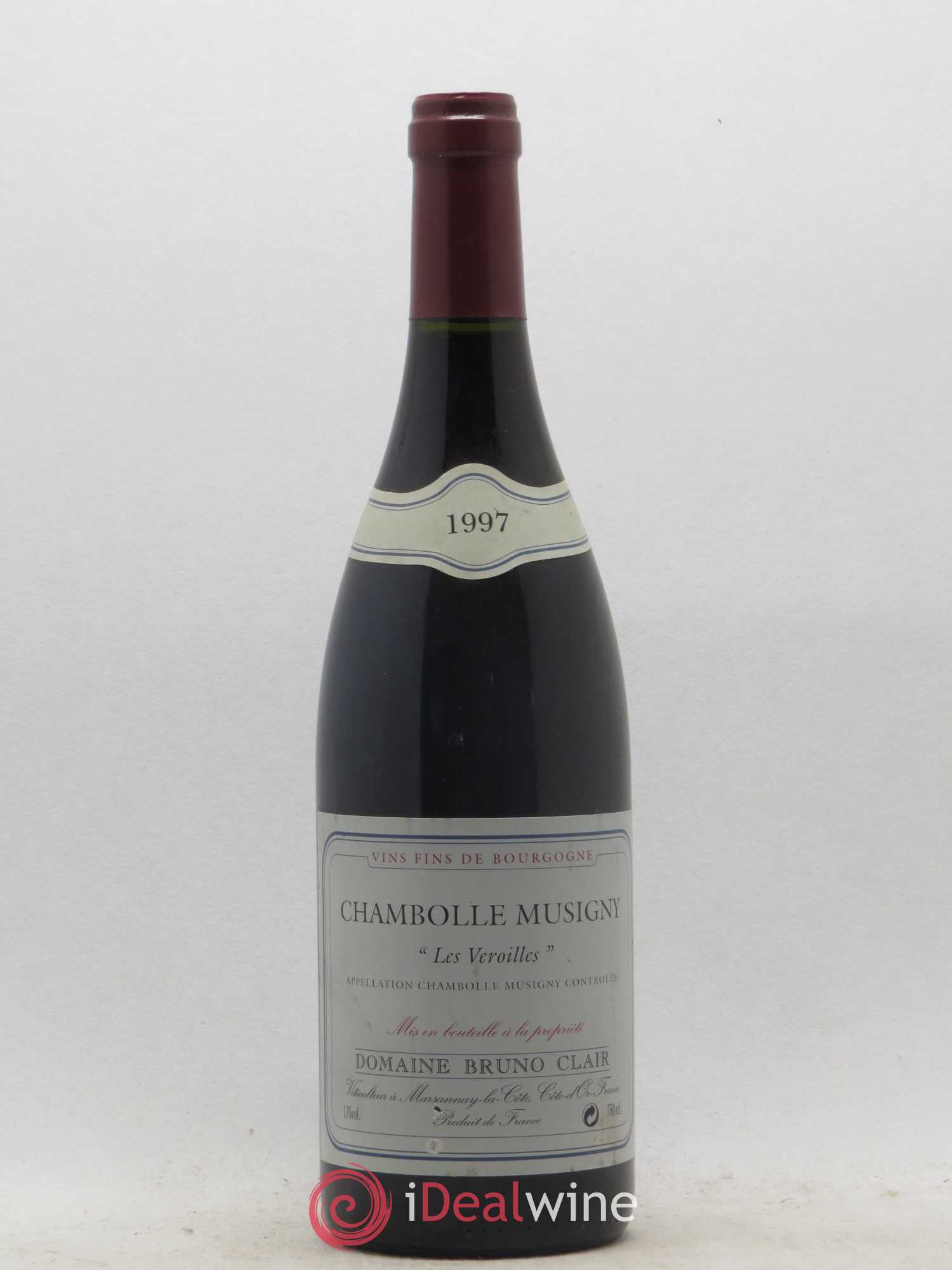 Chambolle-Musigny Les Veroilles Bruno Clair (Domaine) 1997 - Lot de 1 bouteille - 0