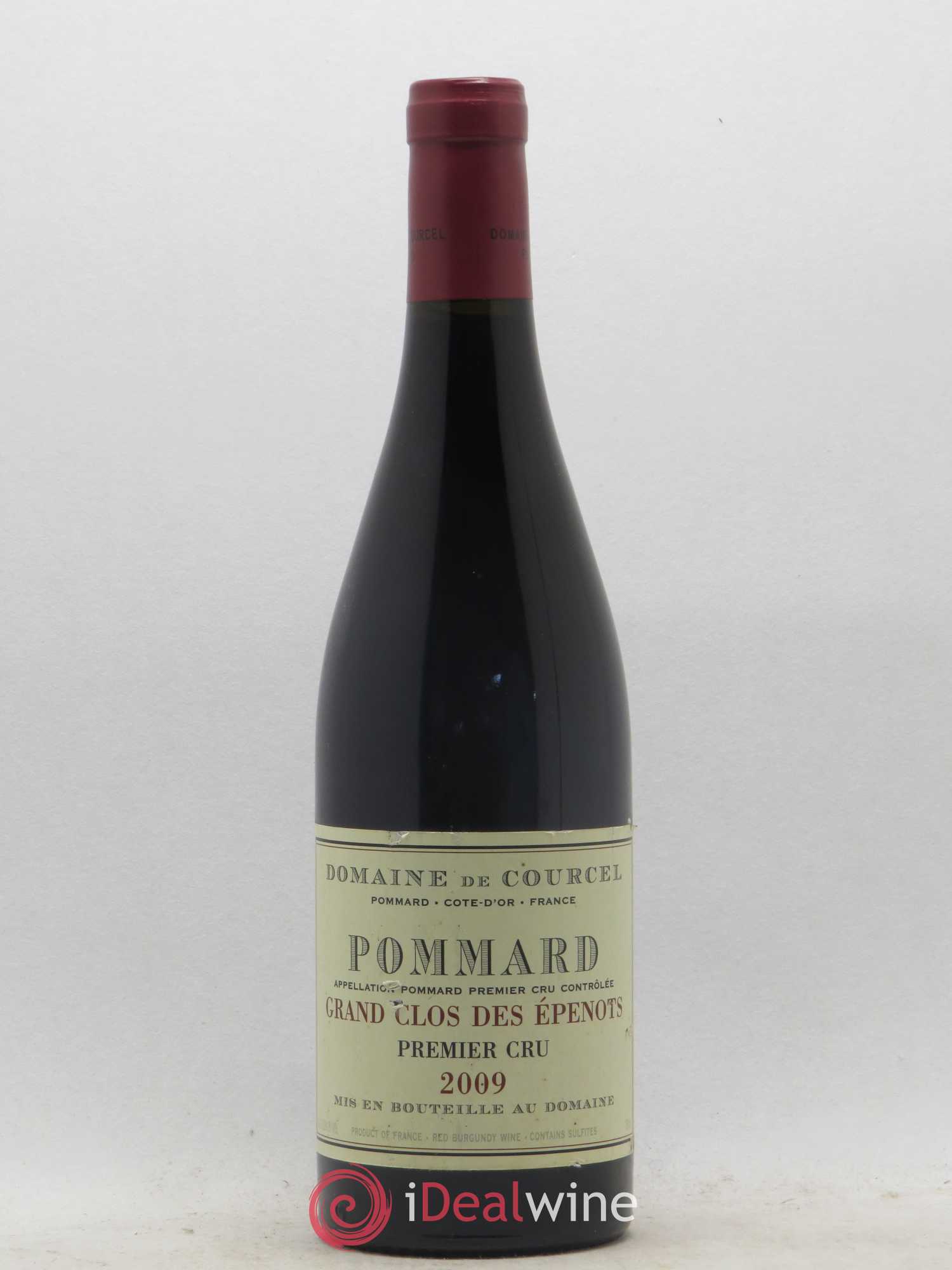 Pommard 1er Cru Grand Clos des Epenots de Courcel (Domaine) 2009 - Lot de 1 bouteille - 0