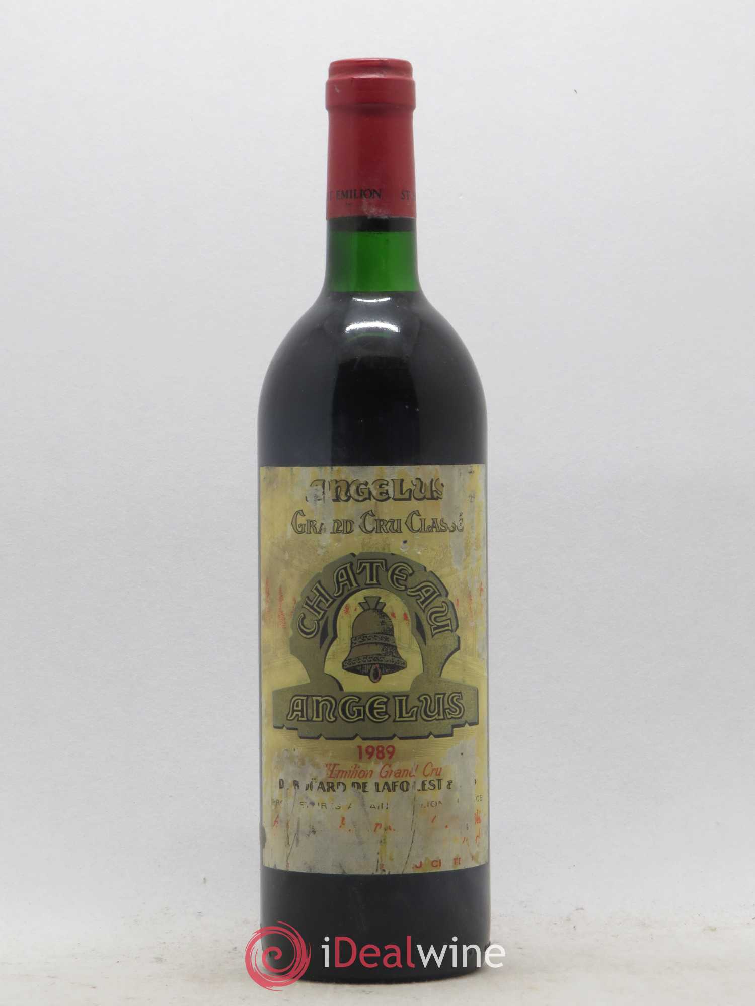 Château Angélus 1er Grand Cru Classé A 1989 - Lot de 1 bouteille - 0