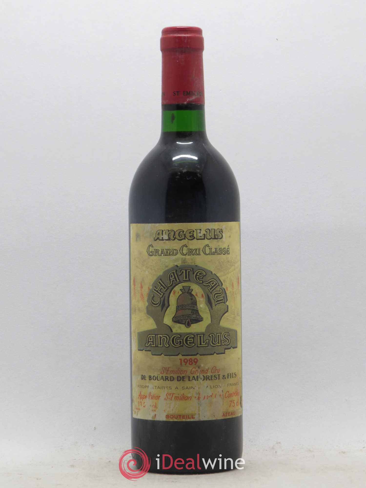 Château Angélus 1er Grand Cru Classé A 1989 - Lot de 1 bouteille - 0