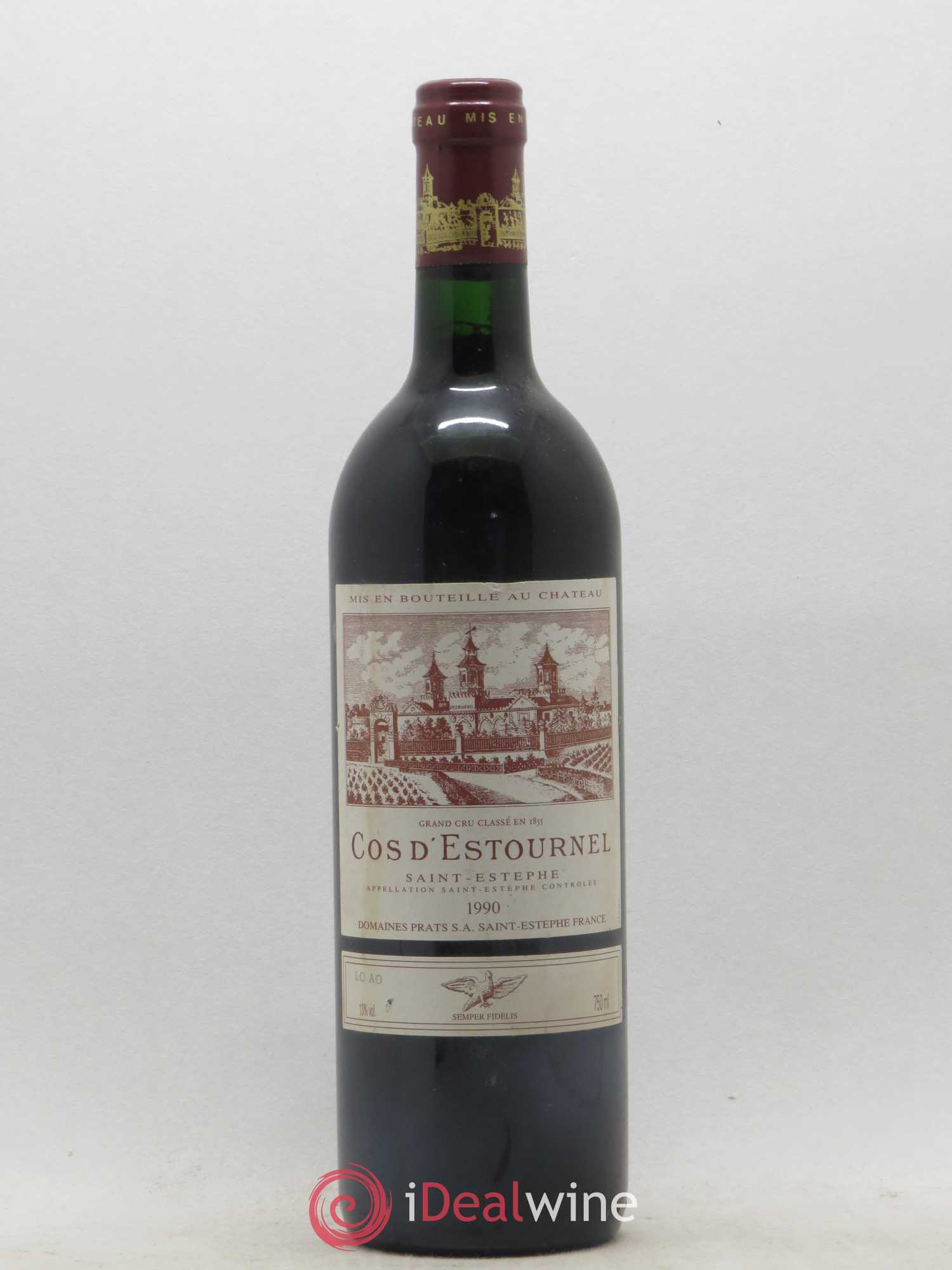 Cos d'Estournel 2ème Grand Cru Classé 1990 - Lot de 1 bouteille - 0