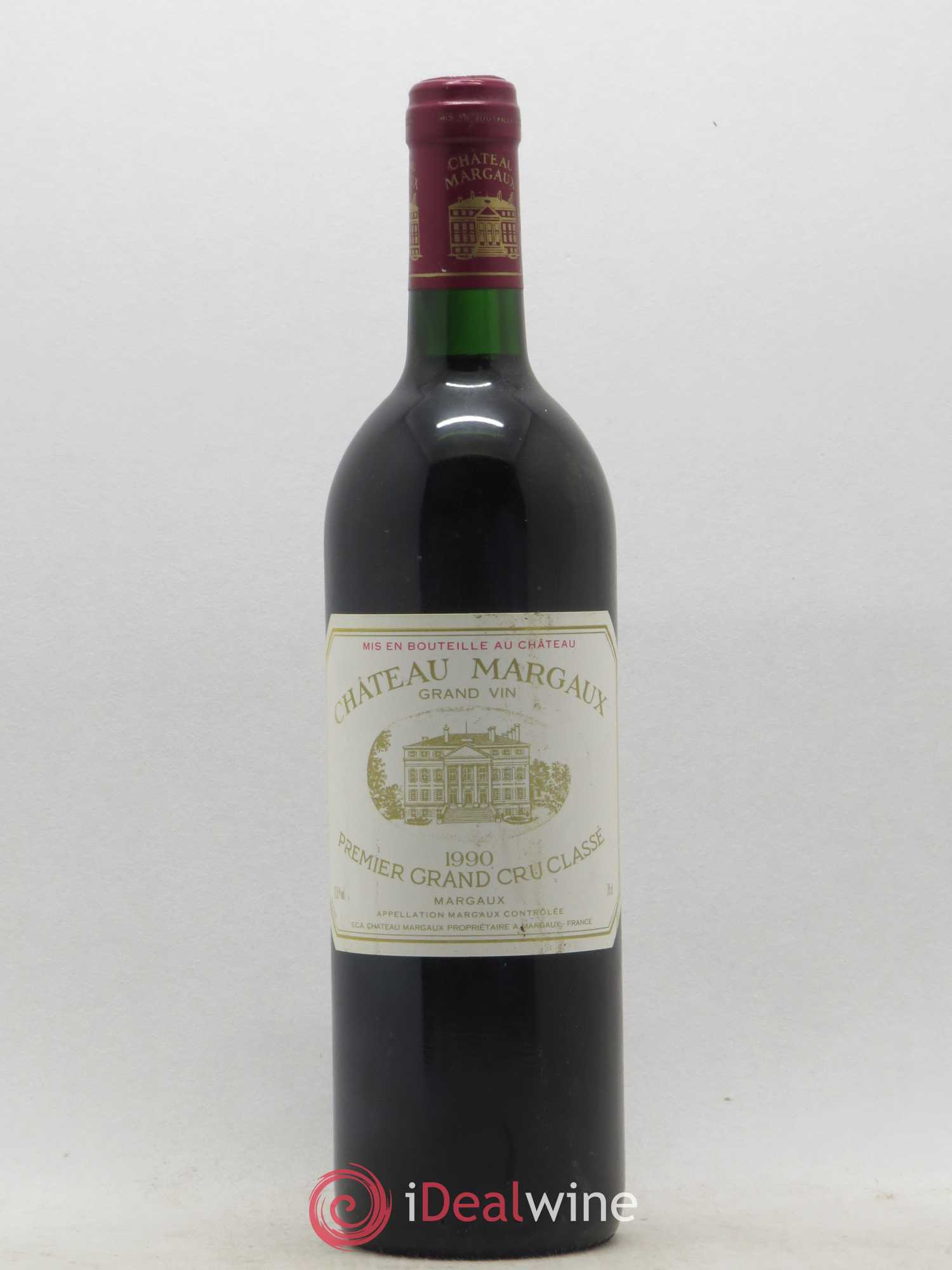 Château Margaux 1er Grand Cru Classé 1990 - Lot de 1 bouteille - 0