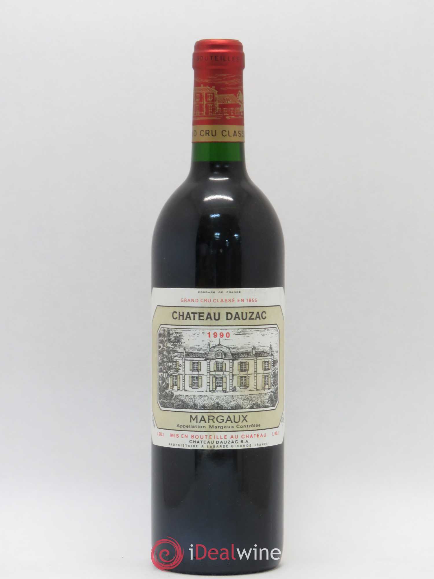 Château Dauzac 5ème Grand Cru Classé 1990 - Lot de 1 bouteille - 0