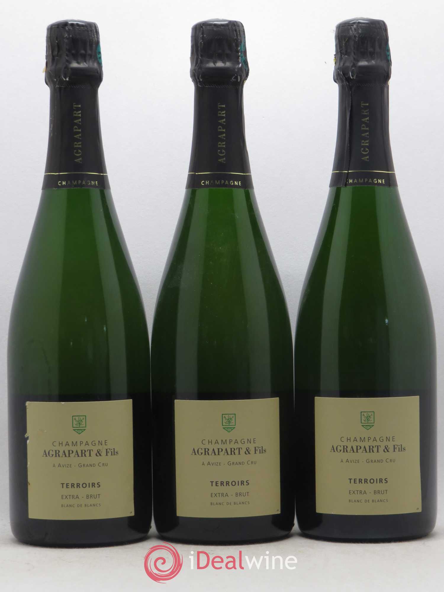 Terroirs Blanc de Blancs Extra-Brut Agrapart & Fils - Lot de 3 bouteilles - 0
