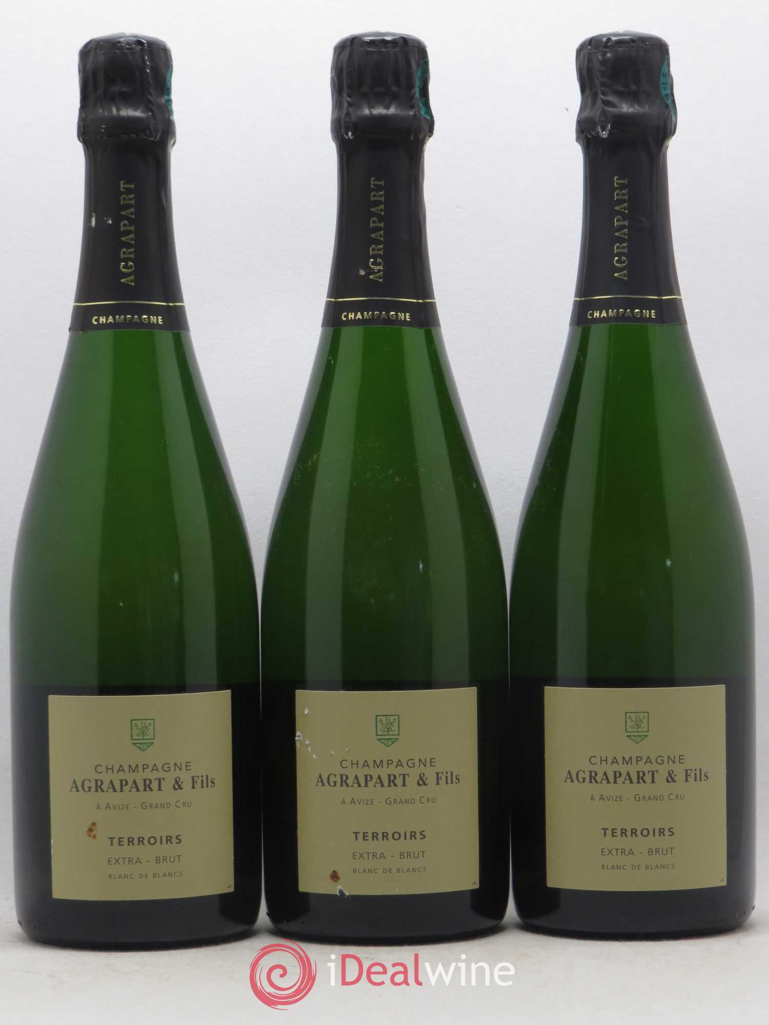 Terroirs Blanc de Blancs Extra-Brut Agrapart & Fils - Lot de 3 bouteilles - 0