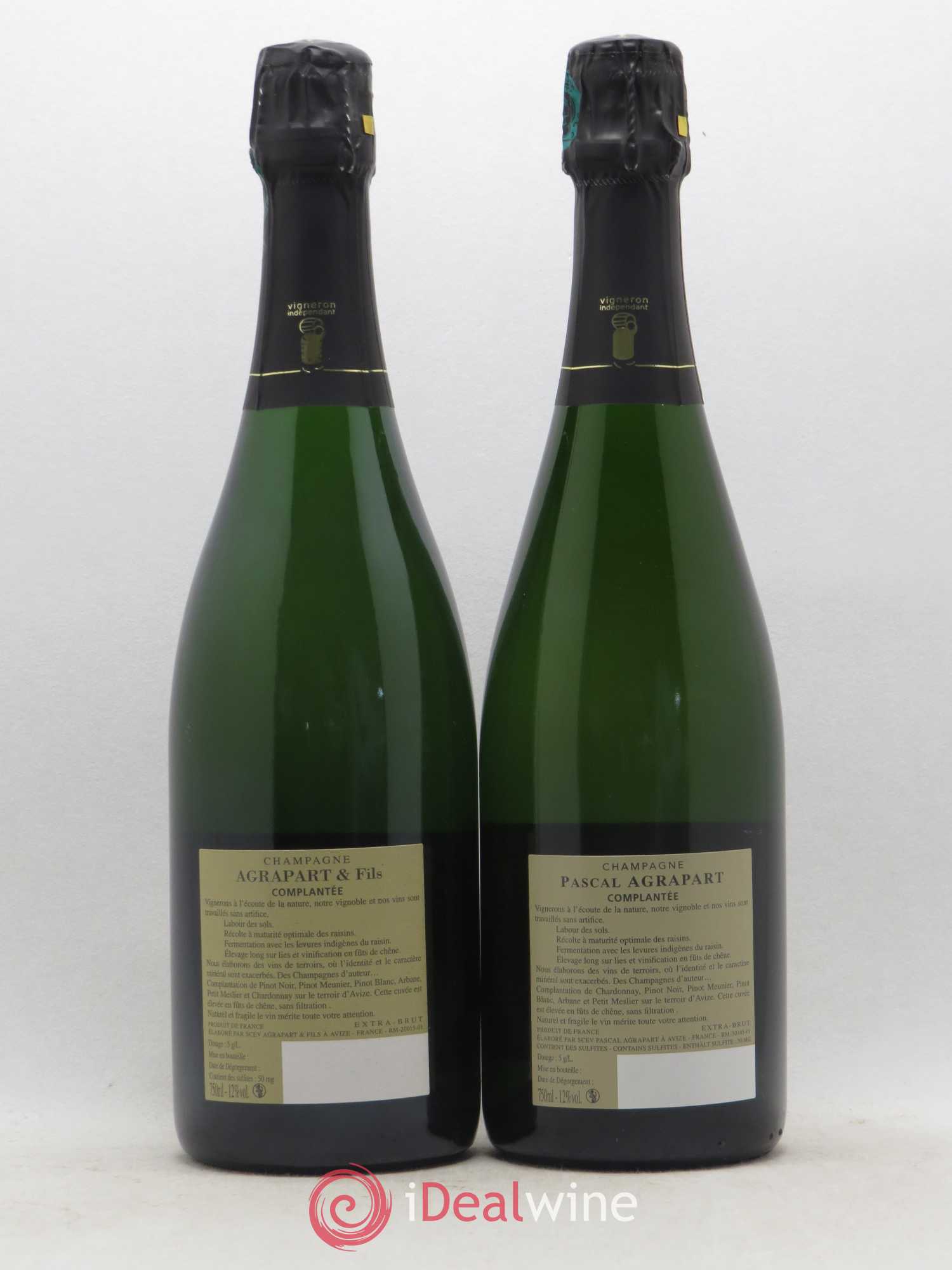 Complantée Extra-Brut Agrapart & Fils - Lot de 2 bouteilles - 1