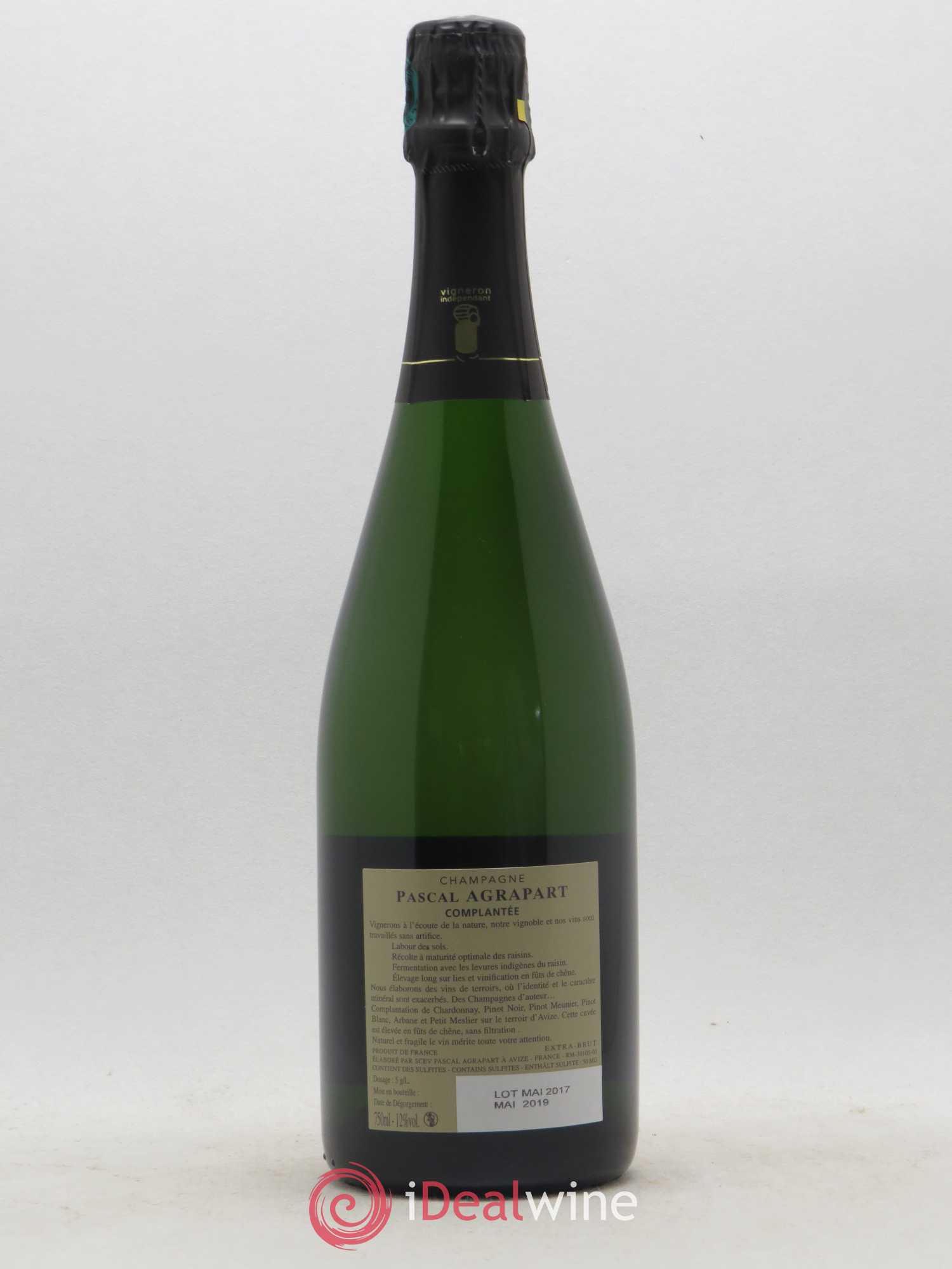 Complantée Extra-Brut Agrapart & Fils - Lot of 1 bottle - 1