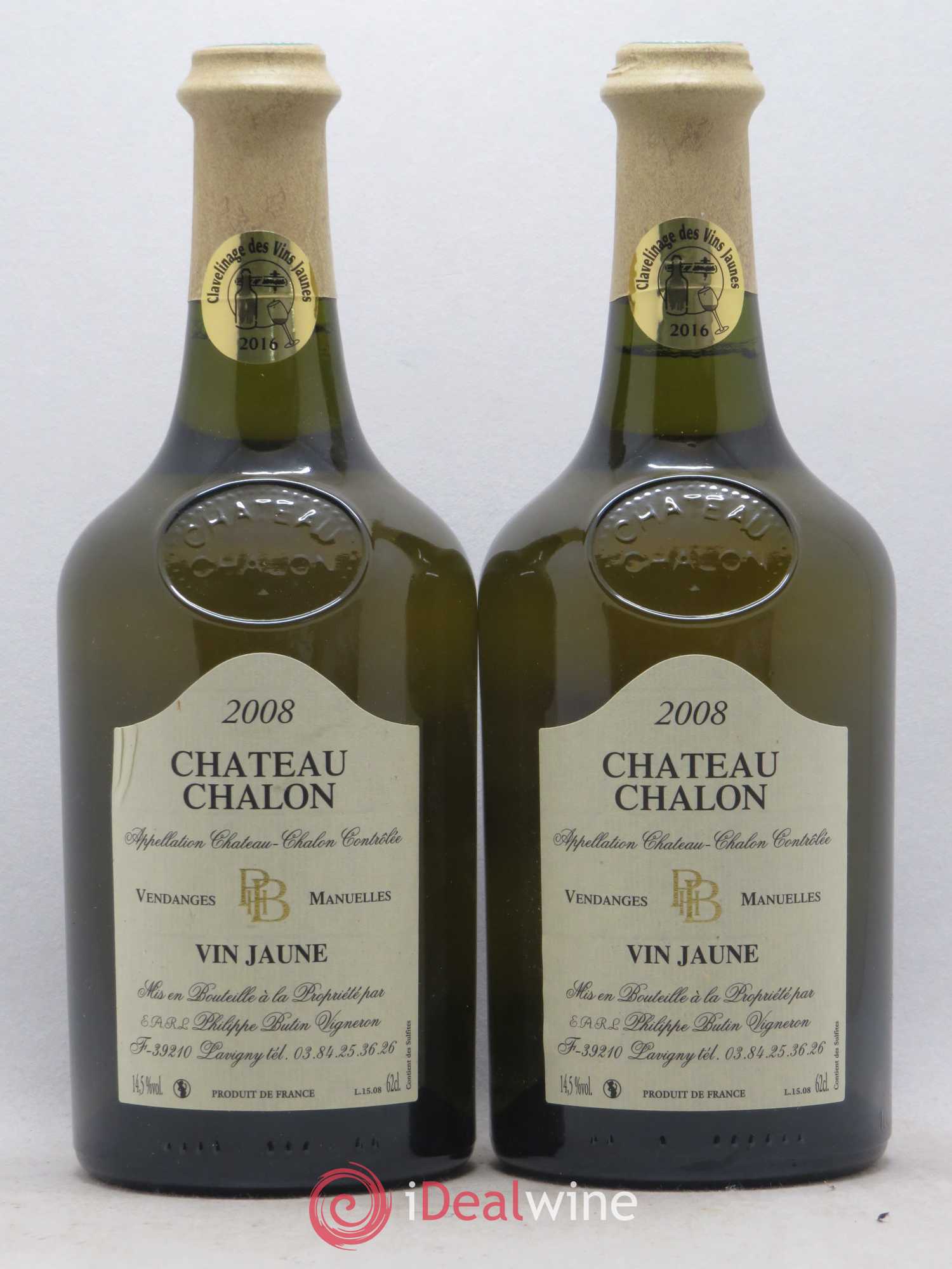 Château-Chalon Domaine Philippe Butin 2008 - Lot de 2 bouteilles - 0