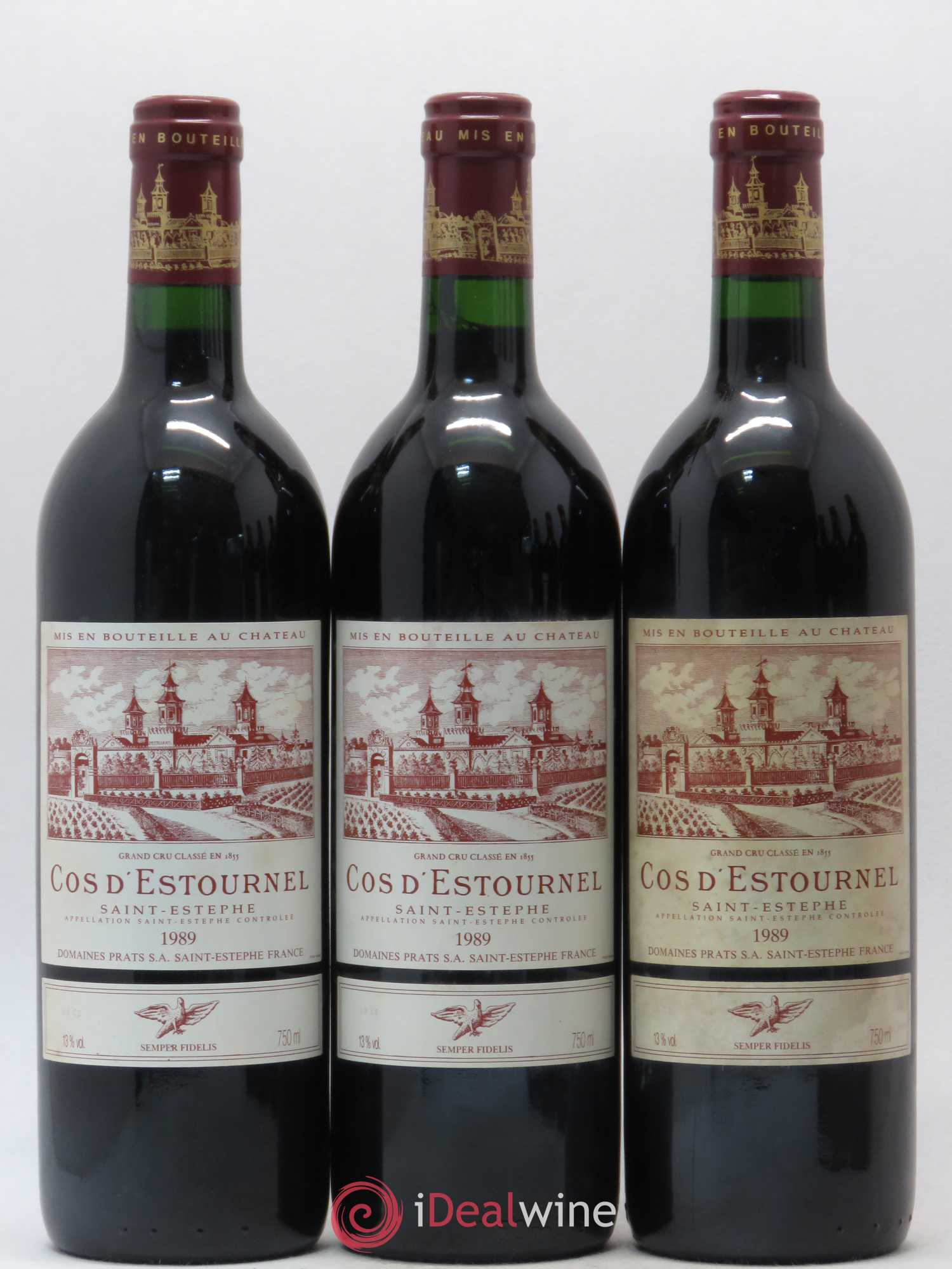 Cos d'Estournel 2ème Grand Cru Classé 1989 - Lot de 6 bouteilles - 1