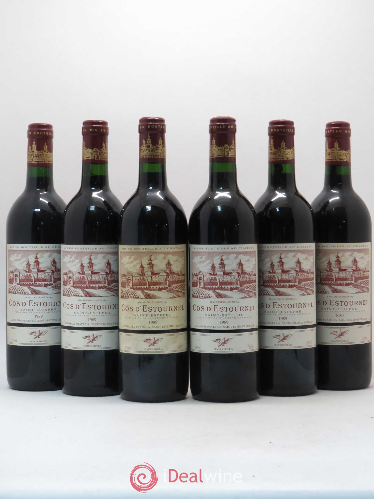 Cos d'Estournel 2ème Grand Cru Classé 1989 - Lot de 6 bouteilles - 0