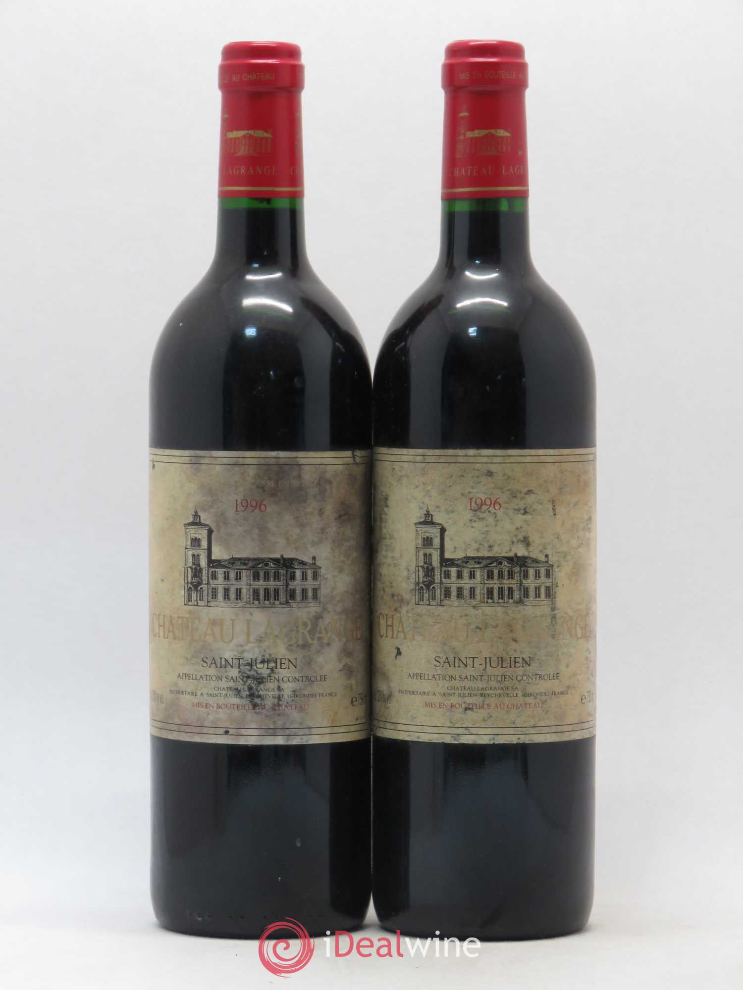 Château Lagrange 3ème Grand Cru Classé 1996 - Lot de 2 bouteilles - 0
