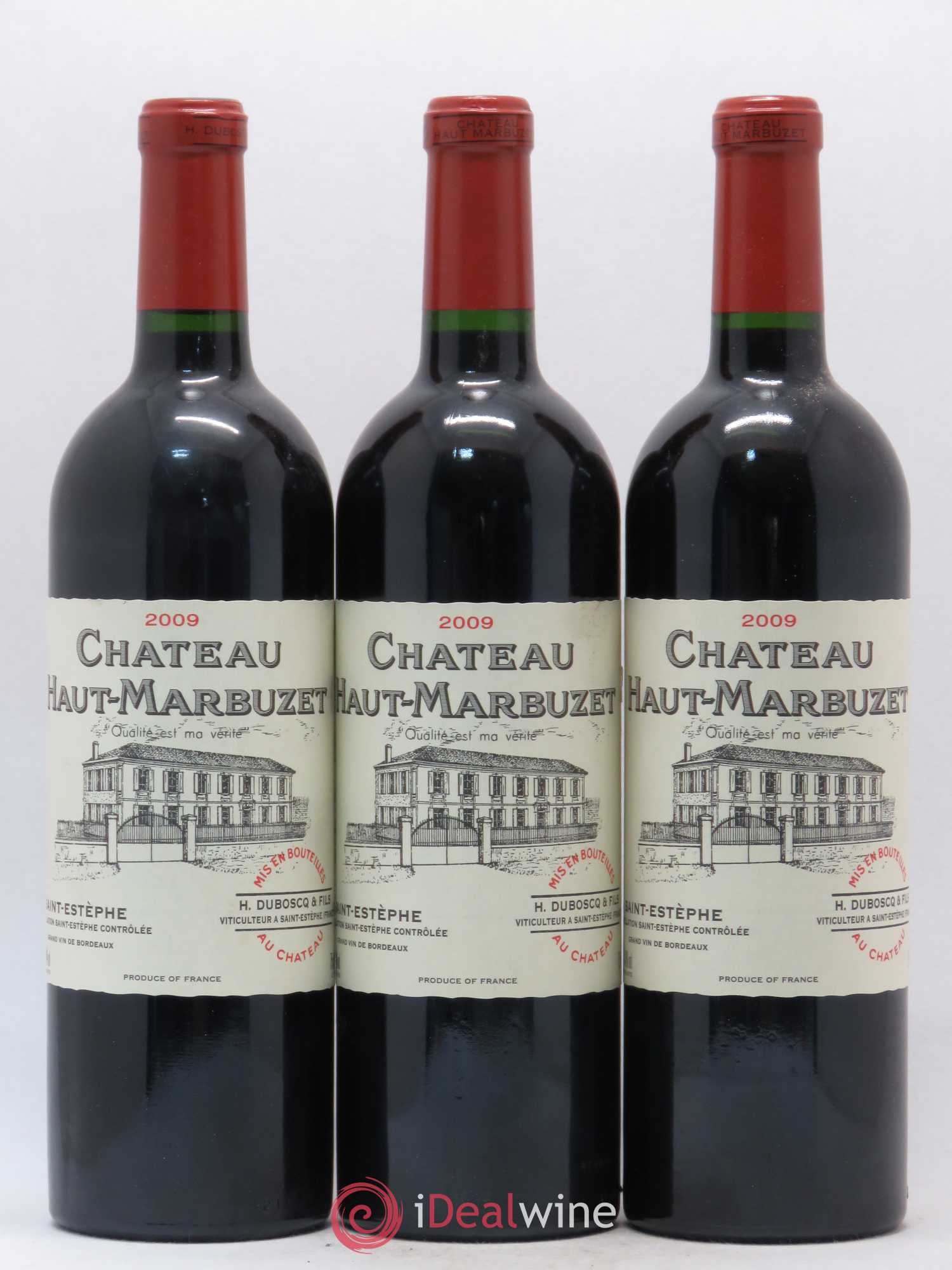 Château Haut Marbuzet 2009 - Lot de 3 bouteilles - 0