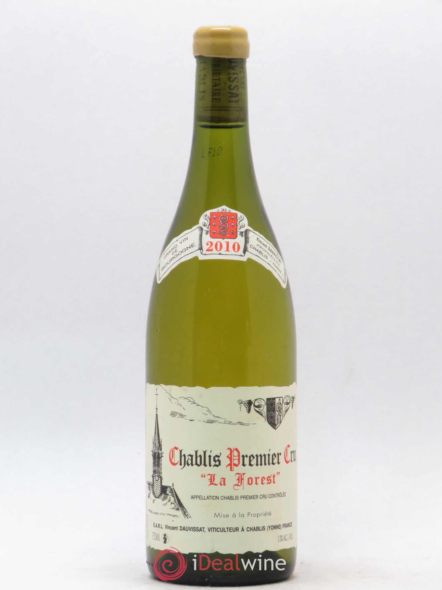 Chablis 1er Cru La Forest Vincent Dauvissat (Domaine) 2010 - Lot de 1 bouteille - 0