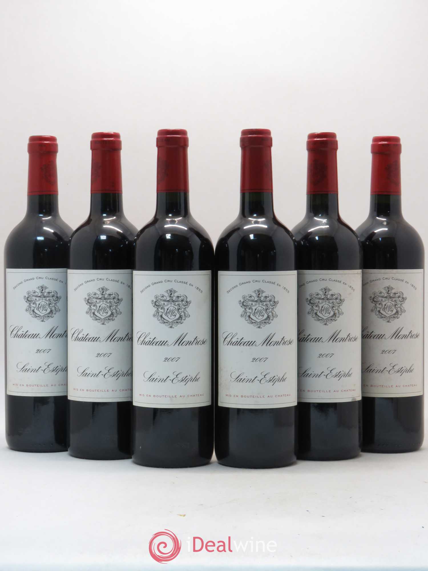 Château Montrose 2ème Grand Cru Classé 2007 - Lot de 6 bouteilles - 0