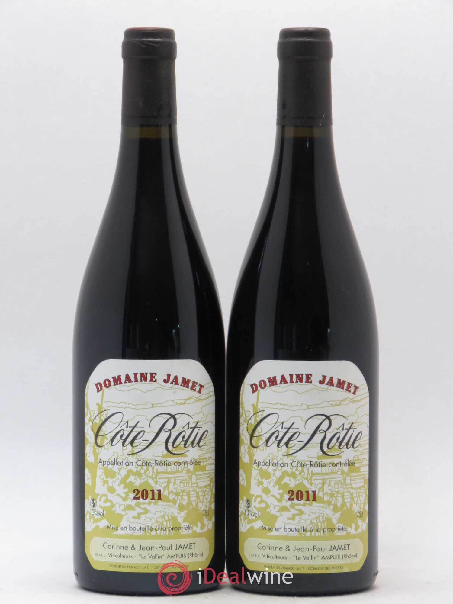 Côte-Rôtie Jamet (Domaine) 2011 - Lot de 2 bouteilles - 0